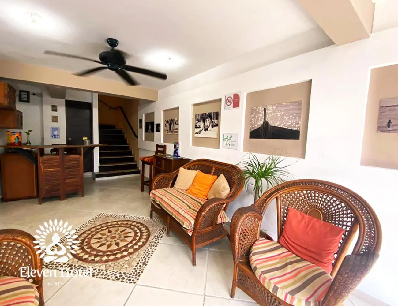 Lobby or reception in Hotel Eleven