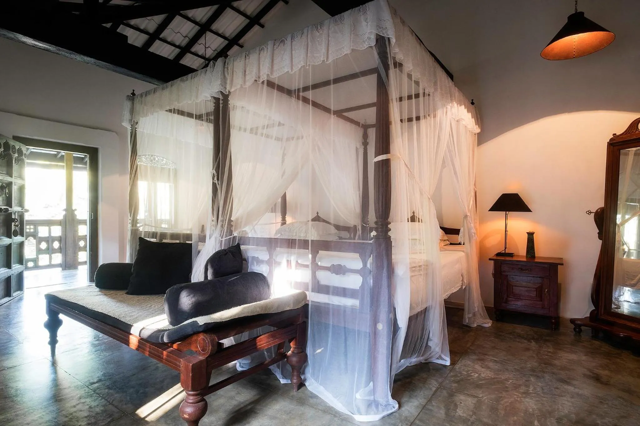 Bed in Nisala Arana Boutique Hotel