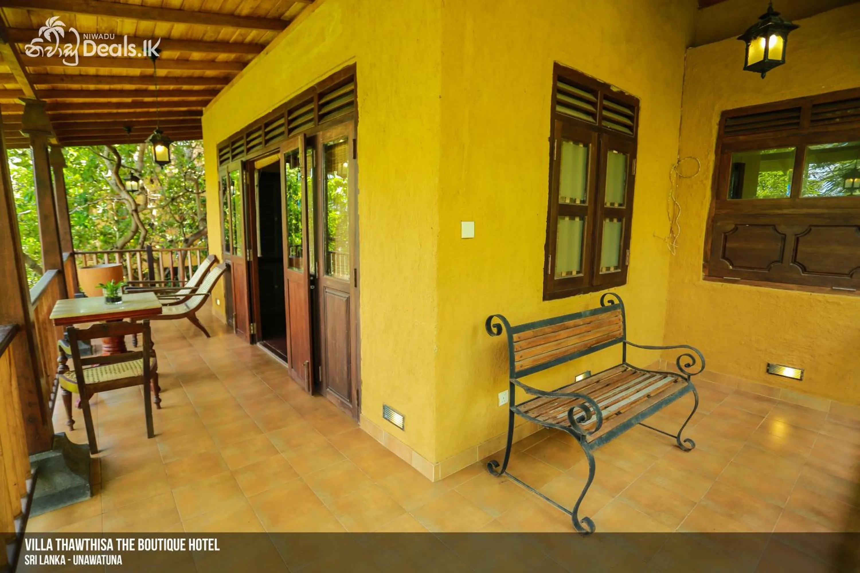 Balcony/Terrace in Villa Thawthisa The Boutique Hotel Unawatuna