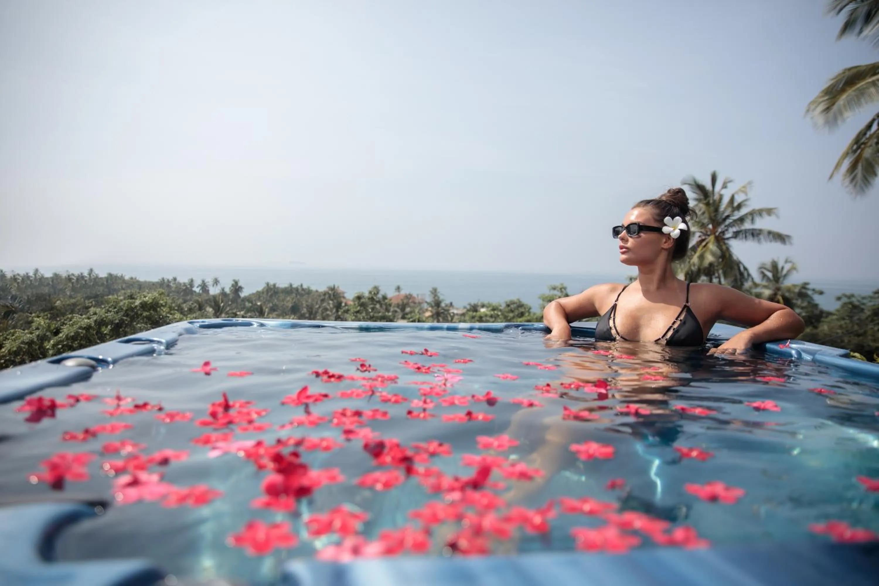 Swimming pool in Villa Thawthisa The Boutique Hotel Unawatuna