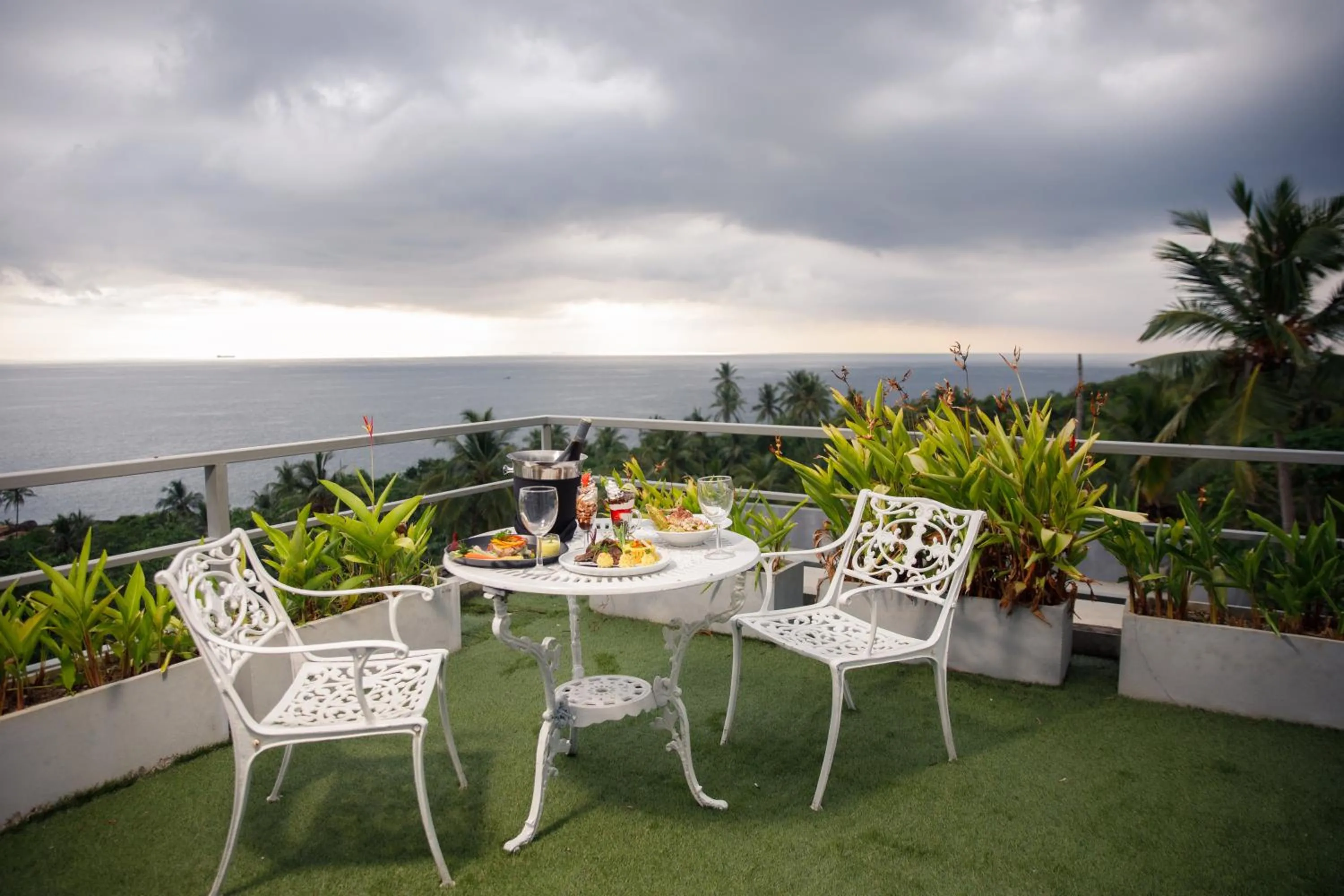 Balcony/Terrace in Villa Thawthisa The Boutique Hotel Unawatuna