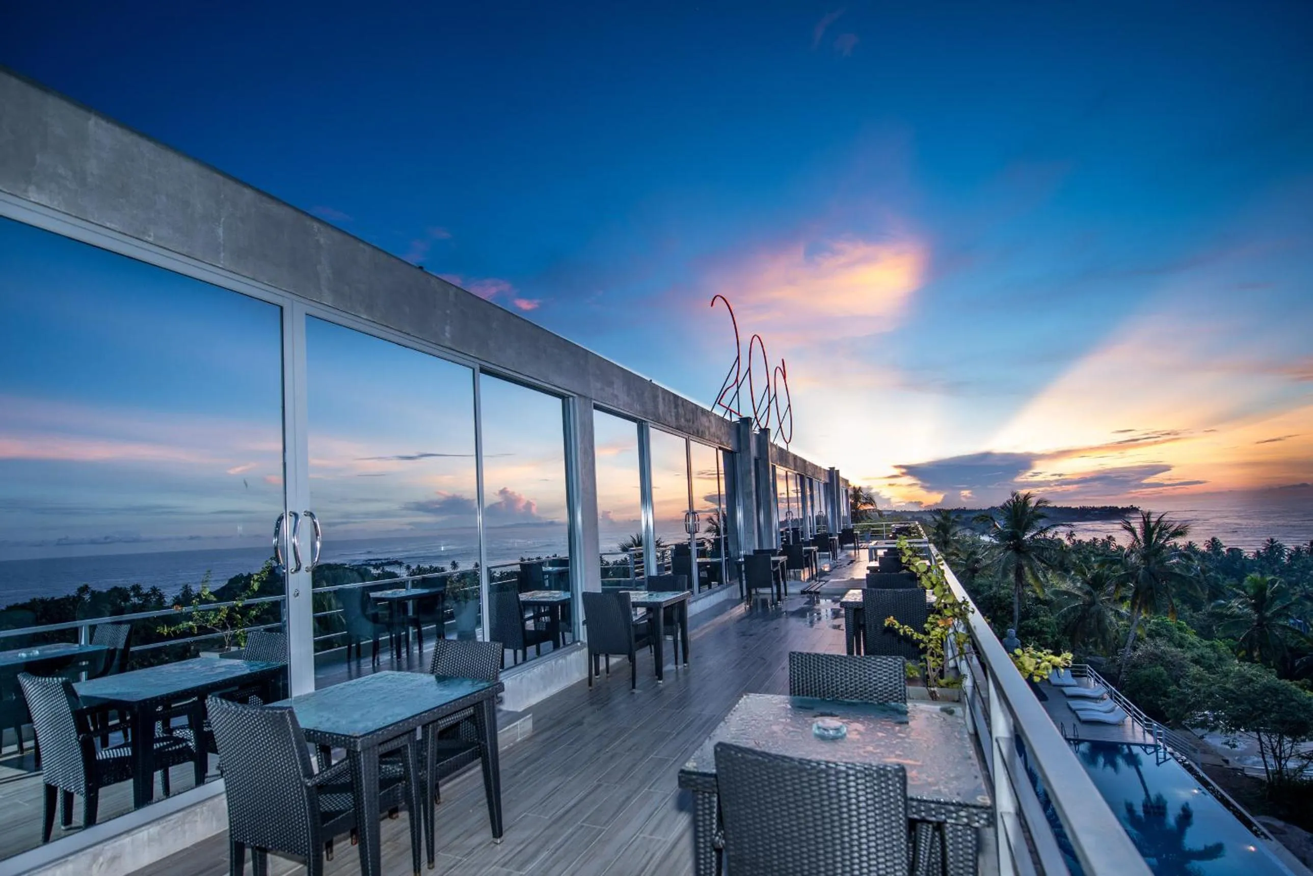Balcony/Terrace in Villa Thawthisa The Boutique Hotel Unawatuna