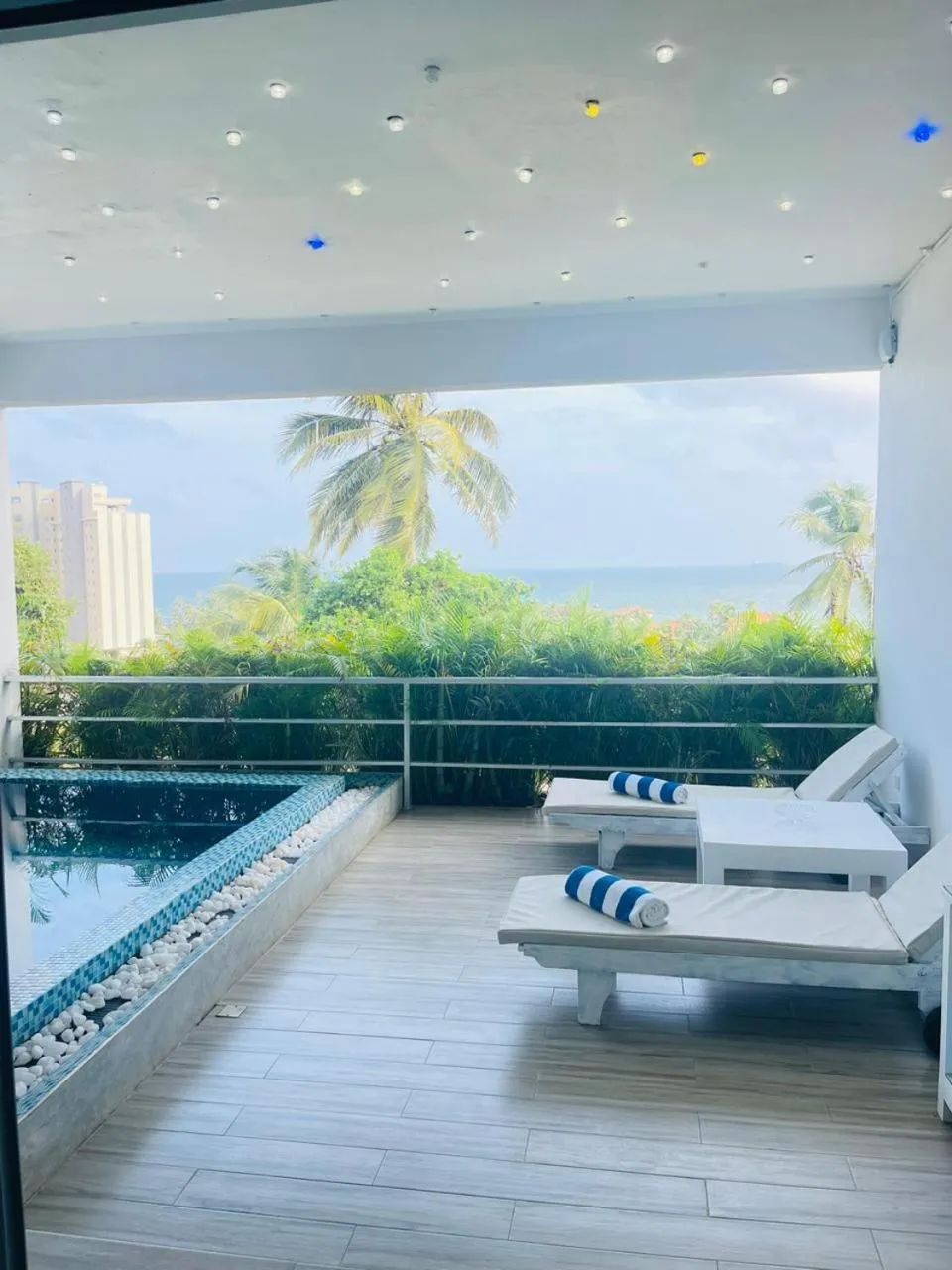 Pool view in Villa Thawthisa The Boutique Hotel Unawatuna