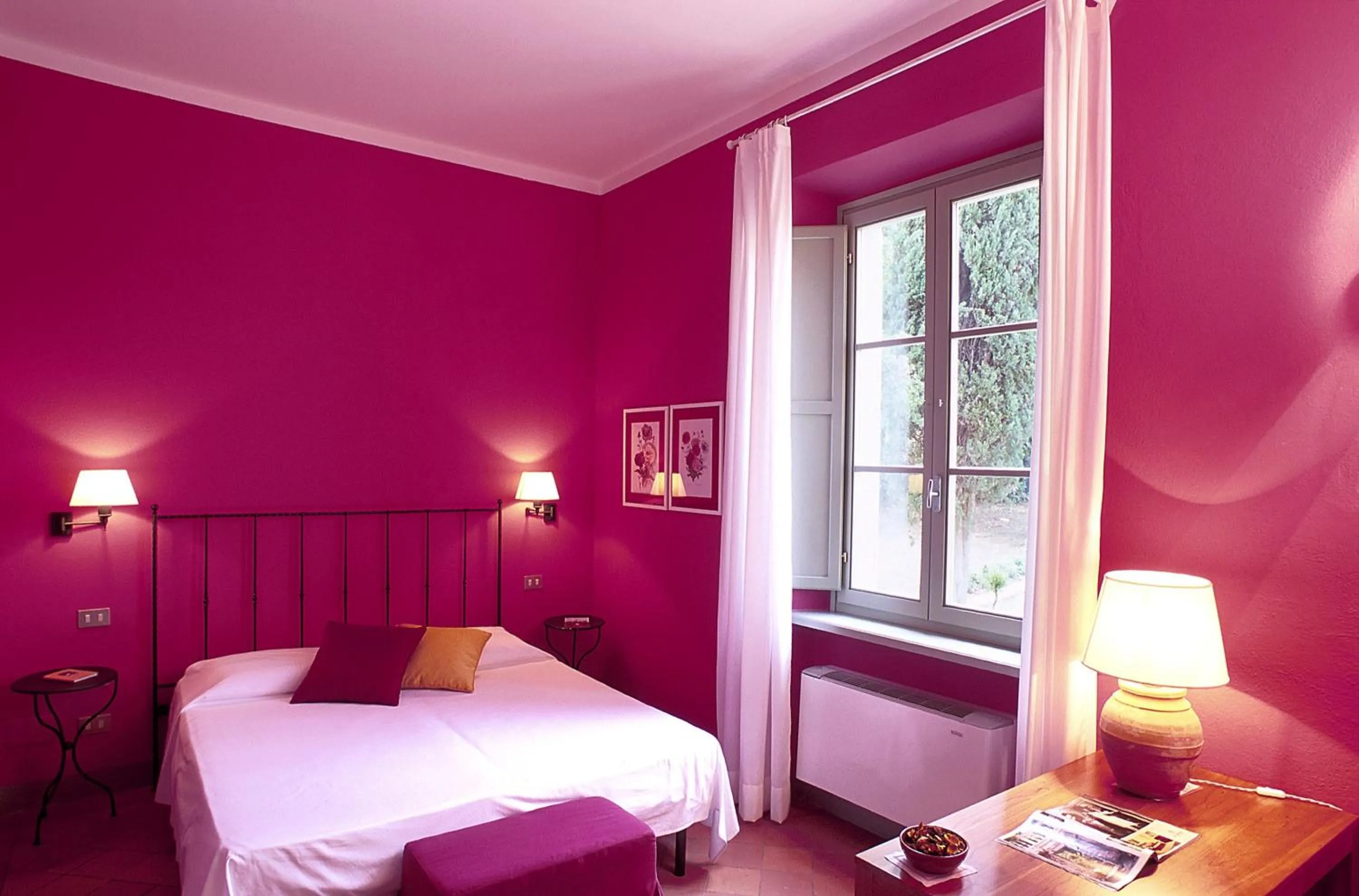 Bedroom, Bed in Villa Ducci