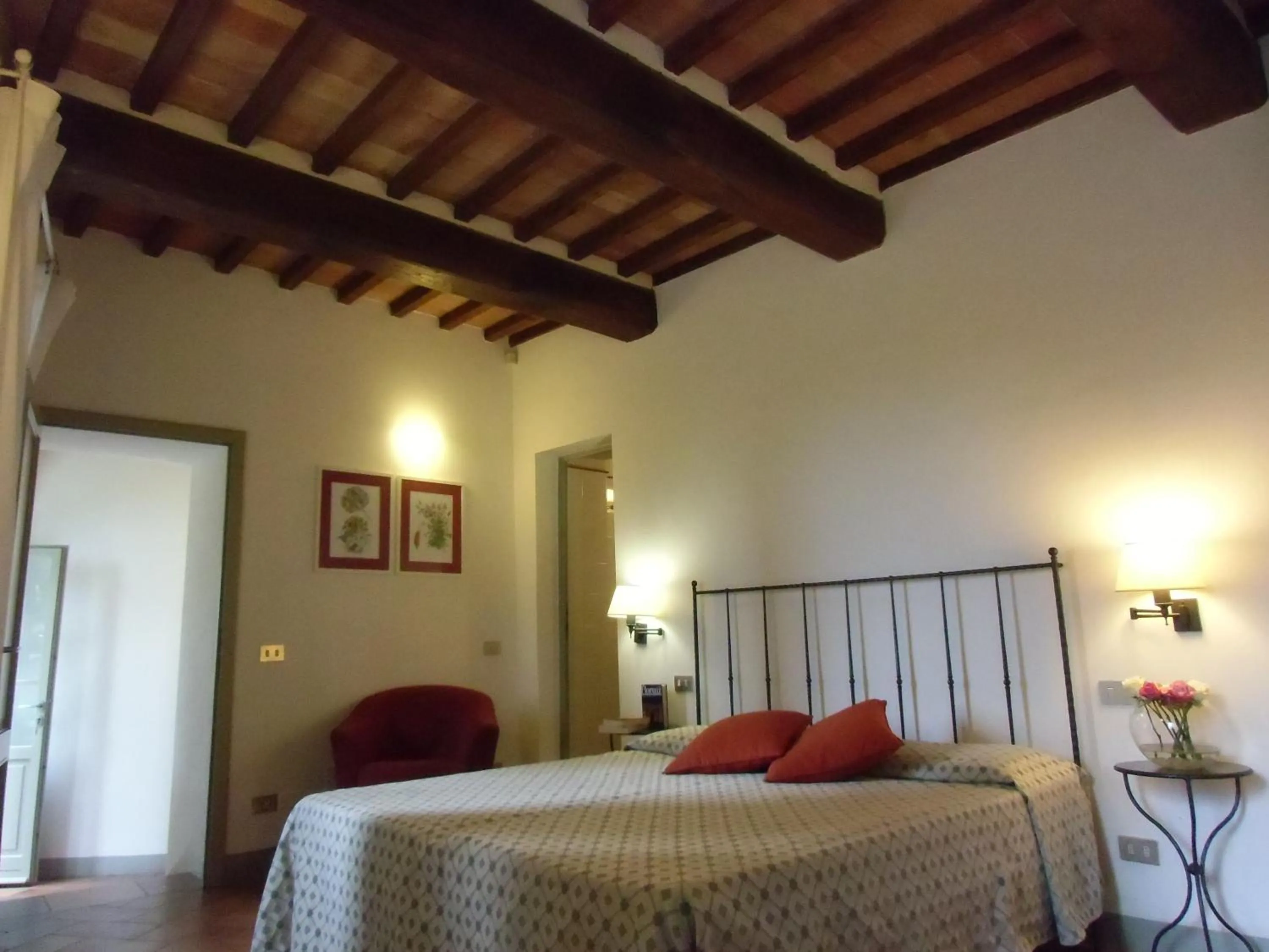 Bedroom, Bed in Villa Ducci