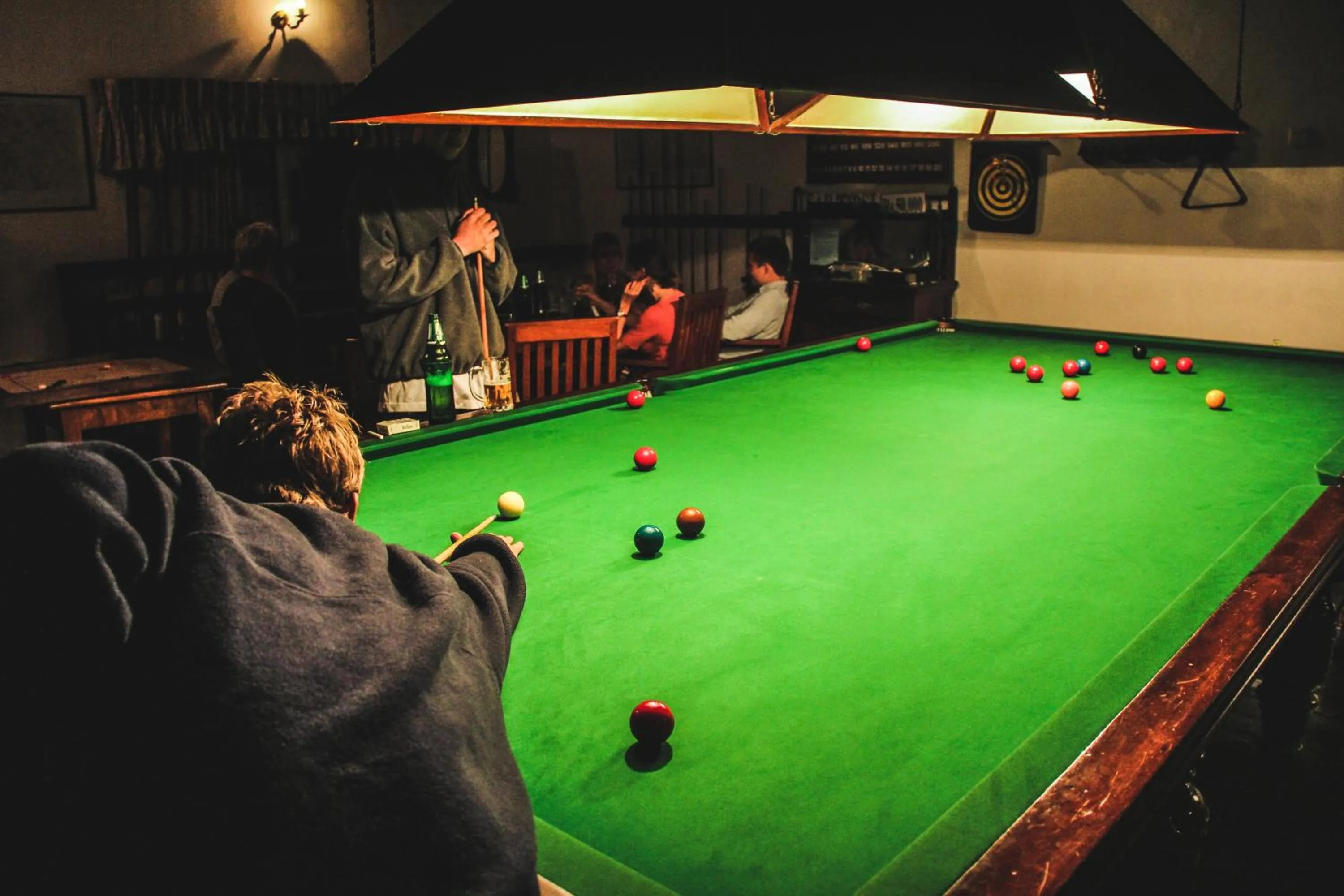 Billiard in Hotel Glendower