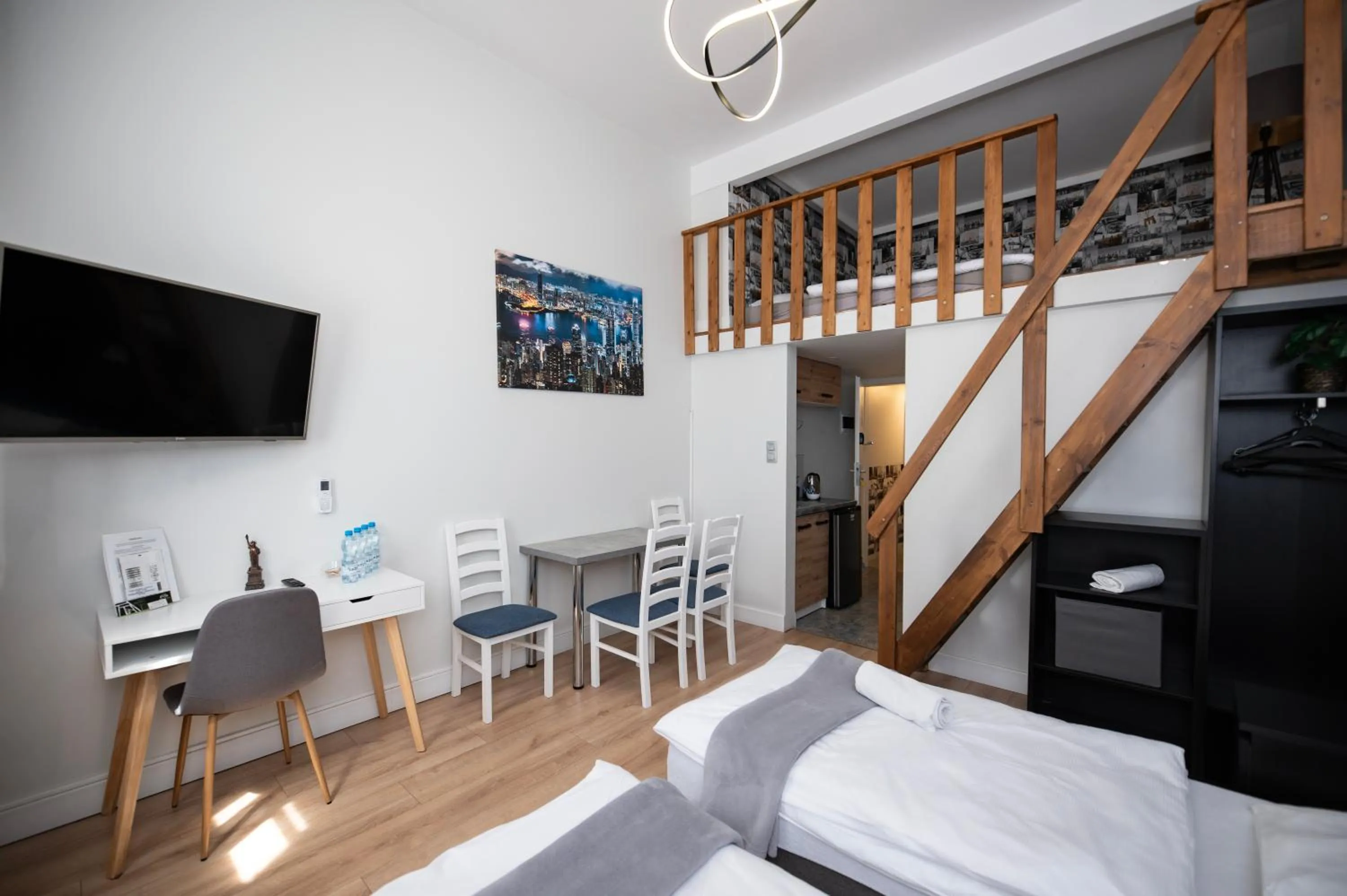 Bed in City Place Noclegi