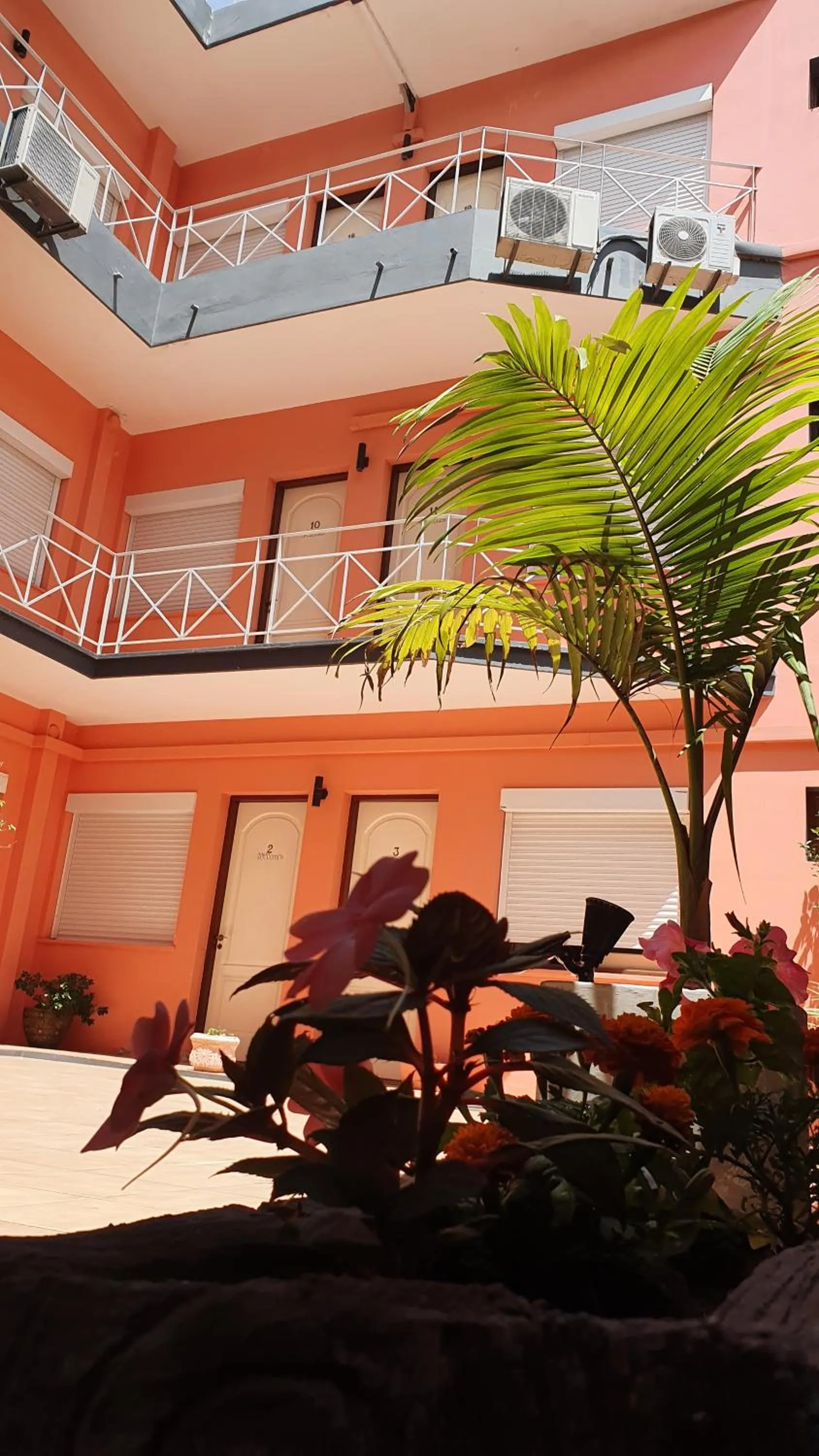 Patio in Hotel Perla del Plata