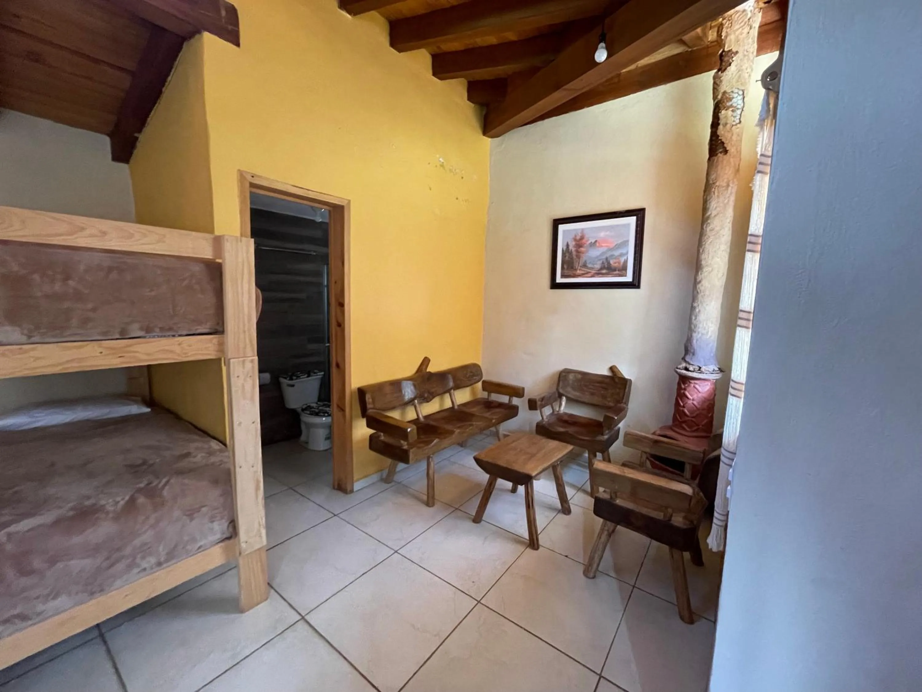 Seating area in Los Pirineos