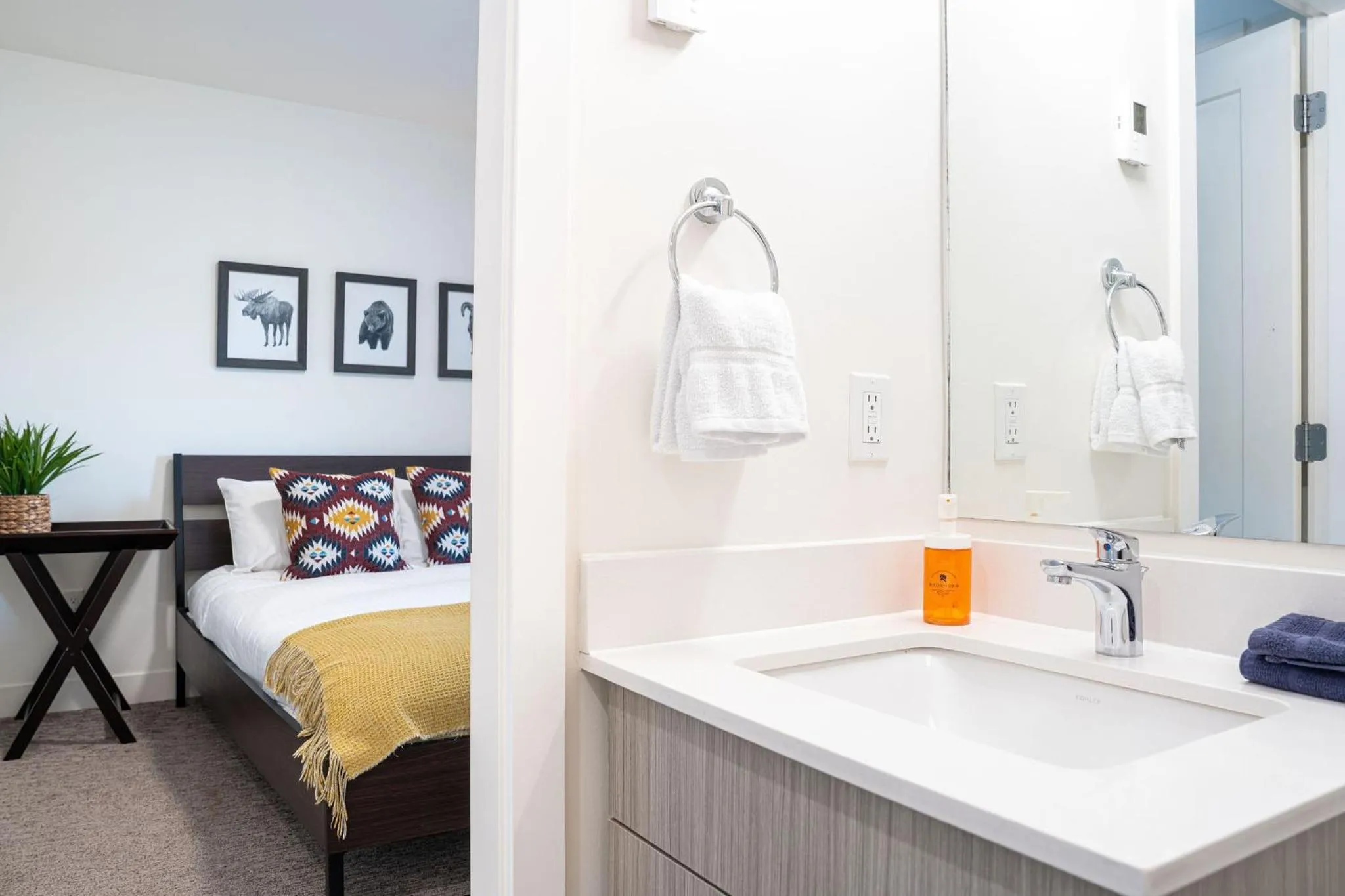 Bed in The Mac Shack by Revelstoke Vacations