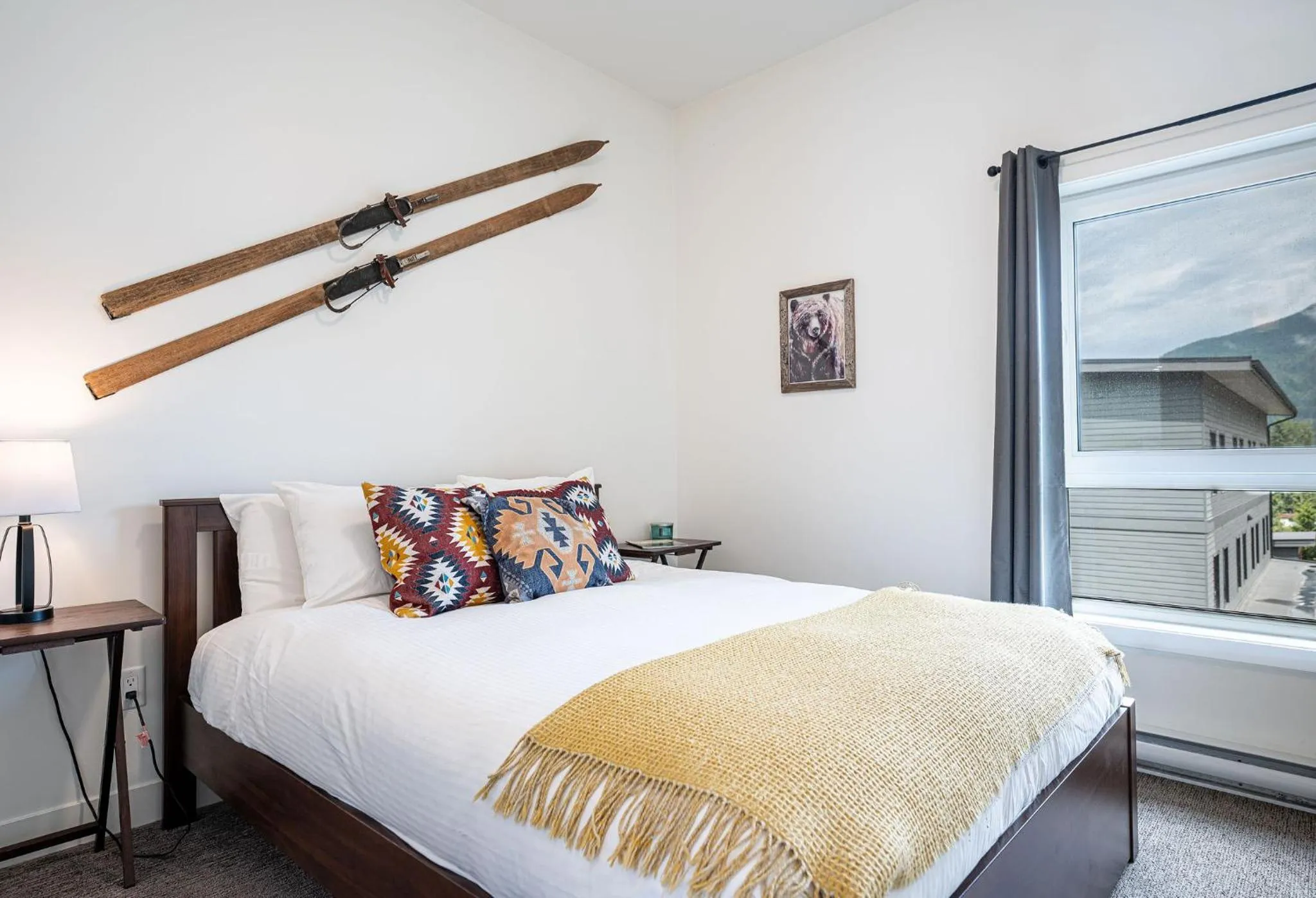 Bed in The Mac Shack by Revelstoke Vacations