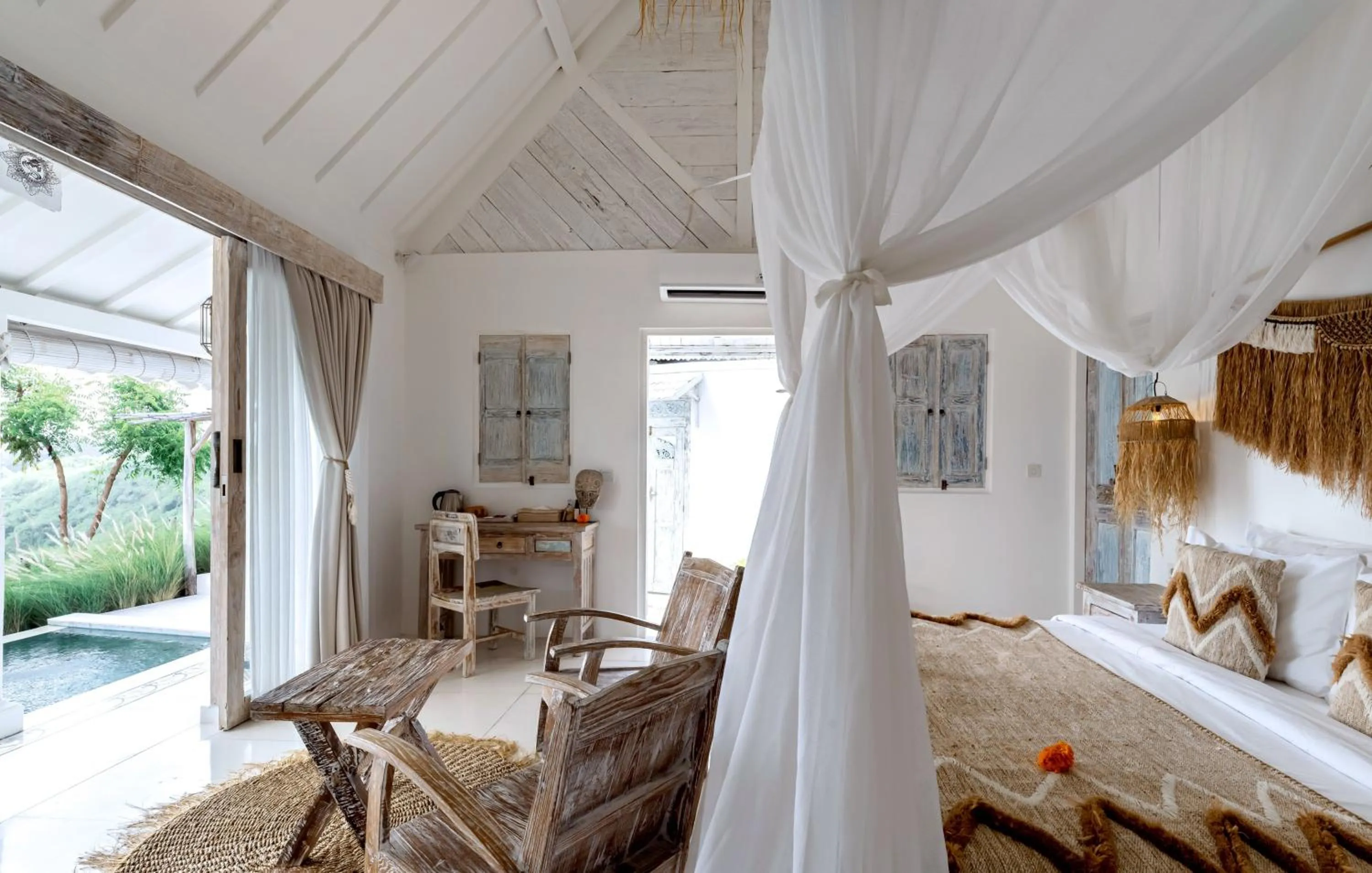 Bedroom, Bed in Atalaya Villas Nusa Penida - Adults only