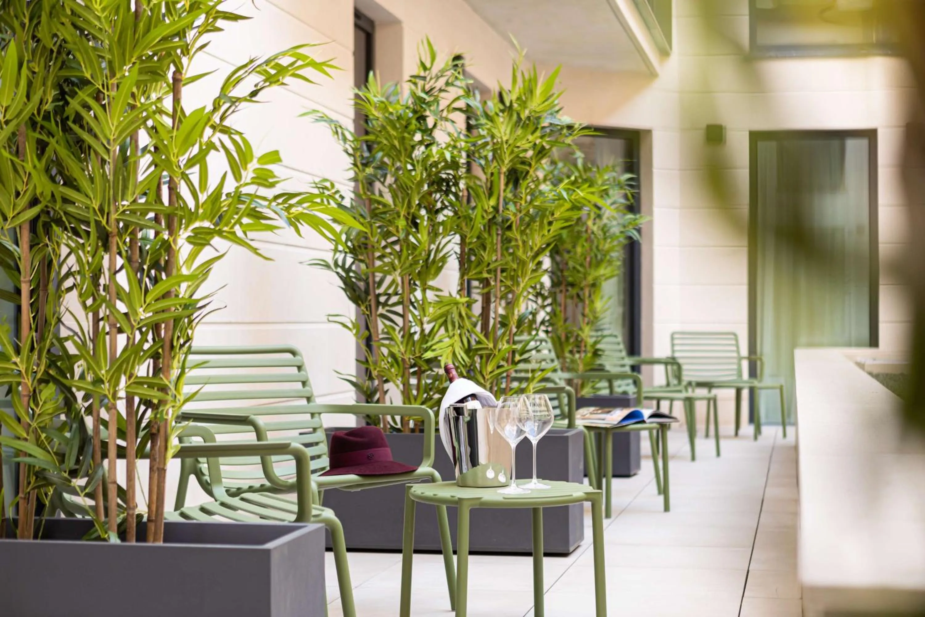 Garden in Hotel Yac Paris Clichy, a member of Radisson Individuals