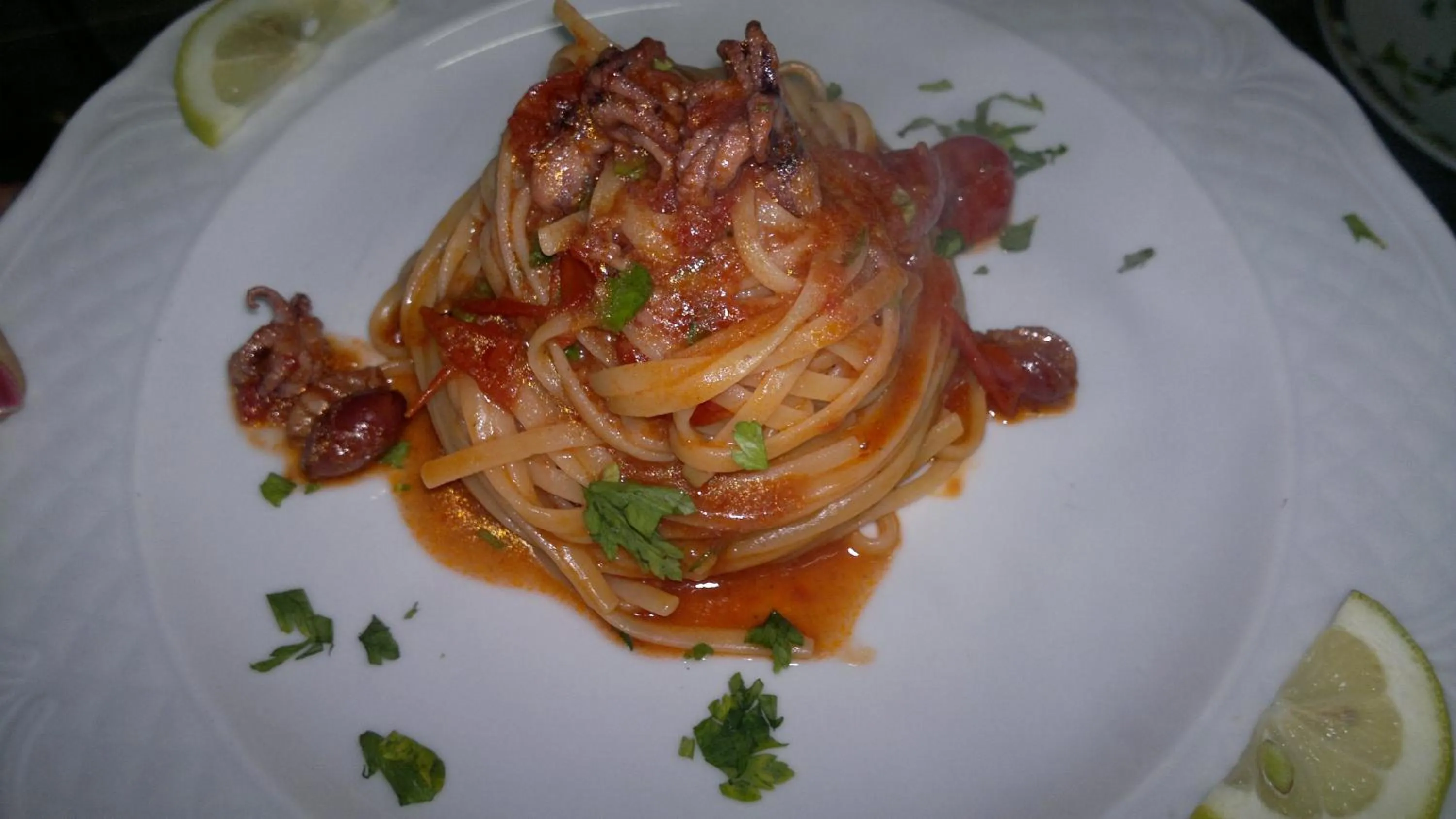 Food close-up in Hotel Lento