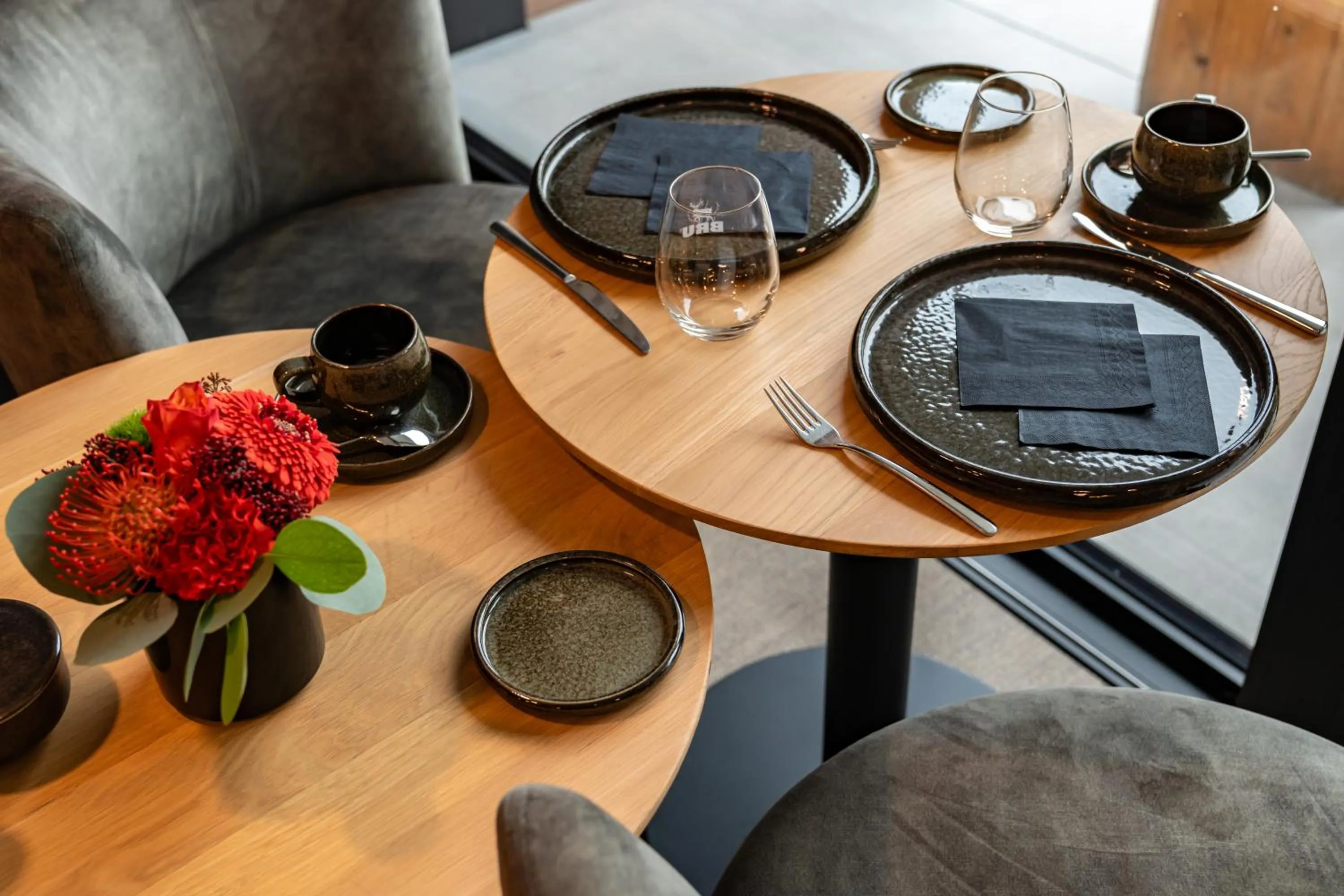 Food and drinks in Aux Etangs - Hôtel