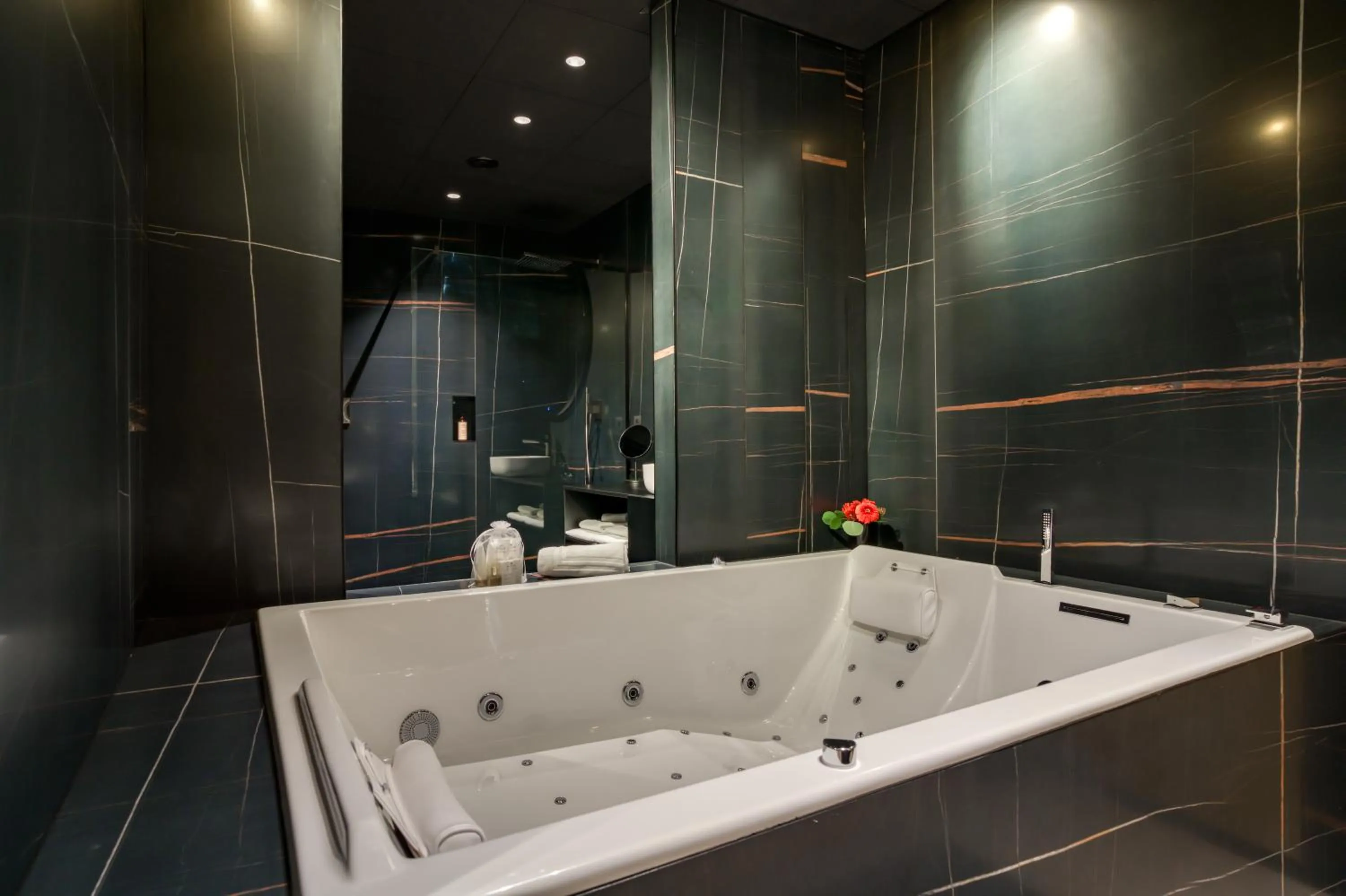 Bathroom in Aux Etangs - Hôtel