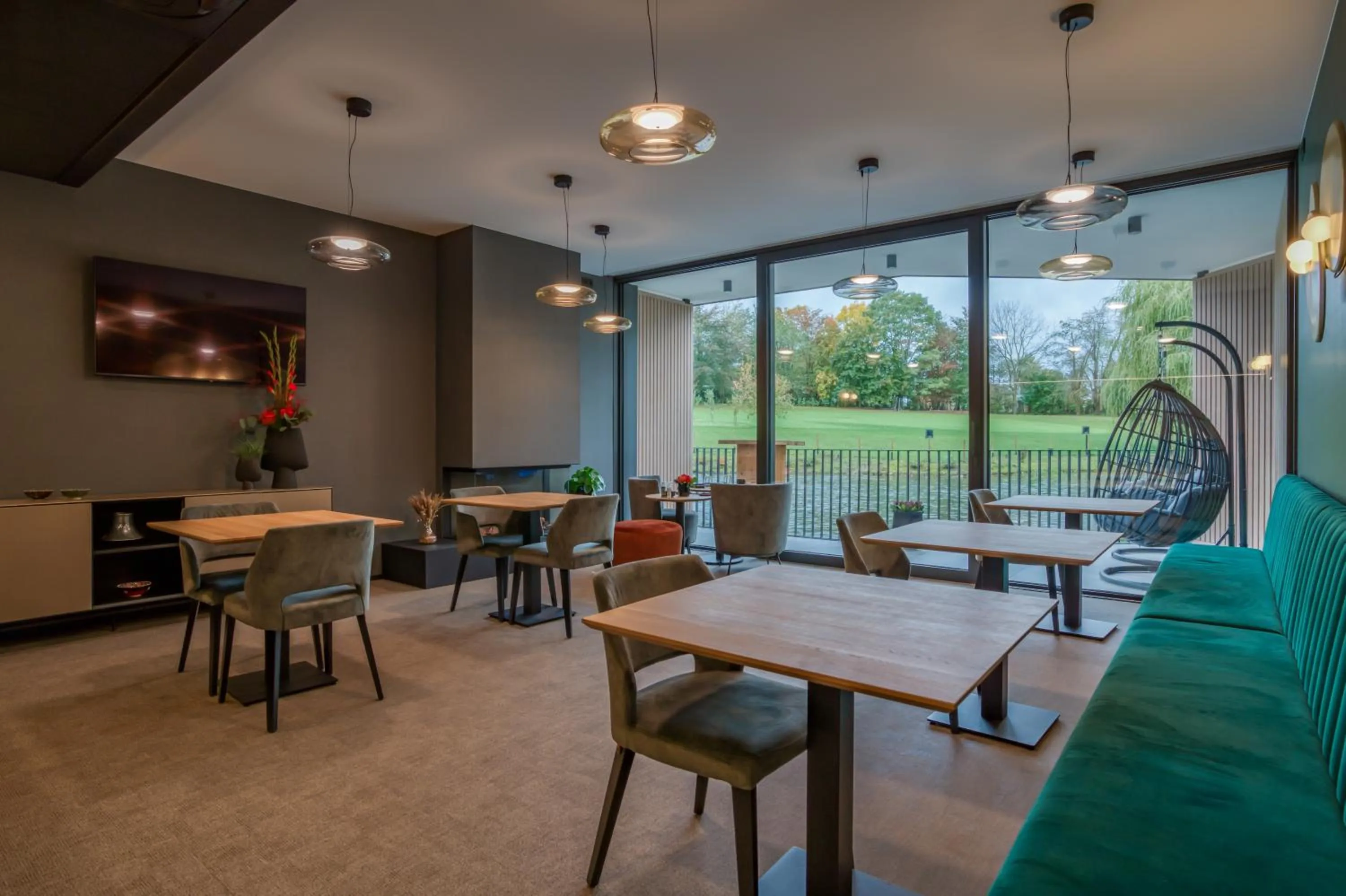 Living room in Aux Etangs - Hôtel