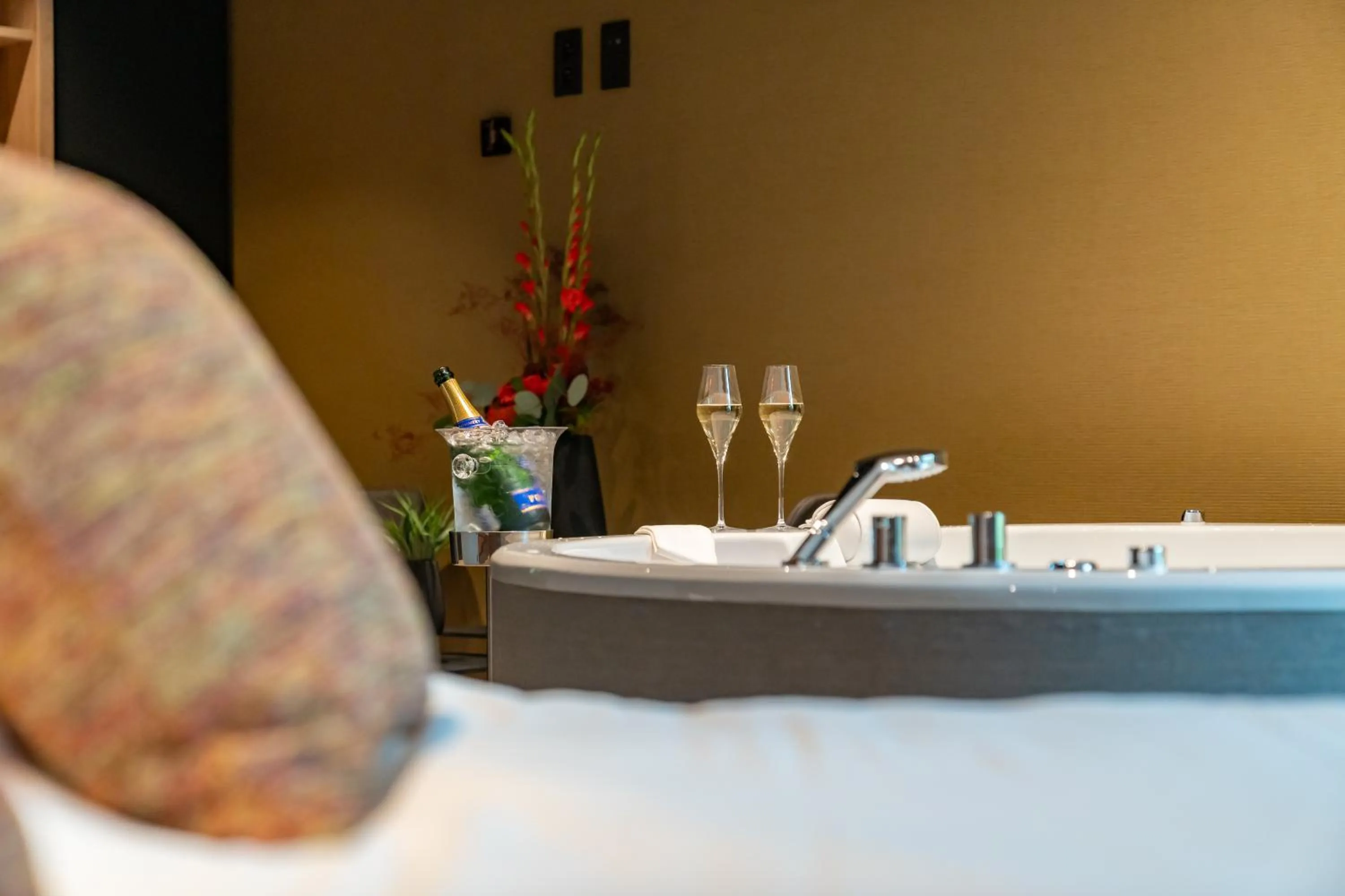 Bathroom in Aux Etangs - Hôtel
