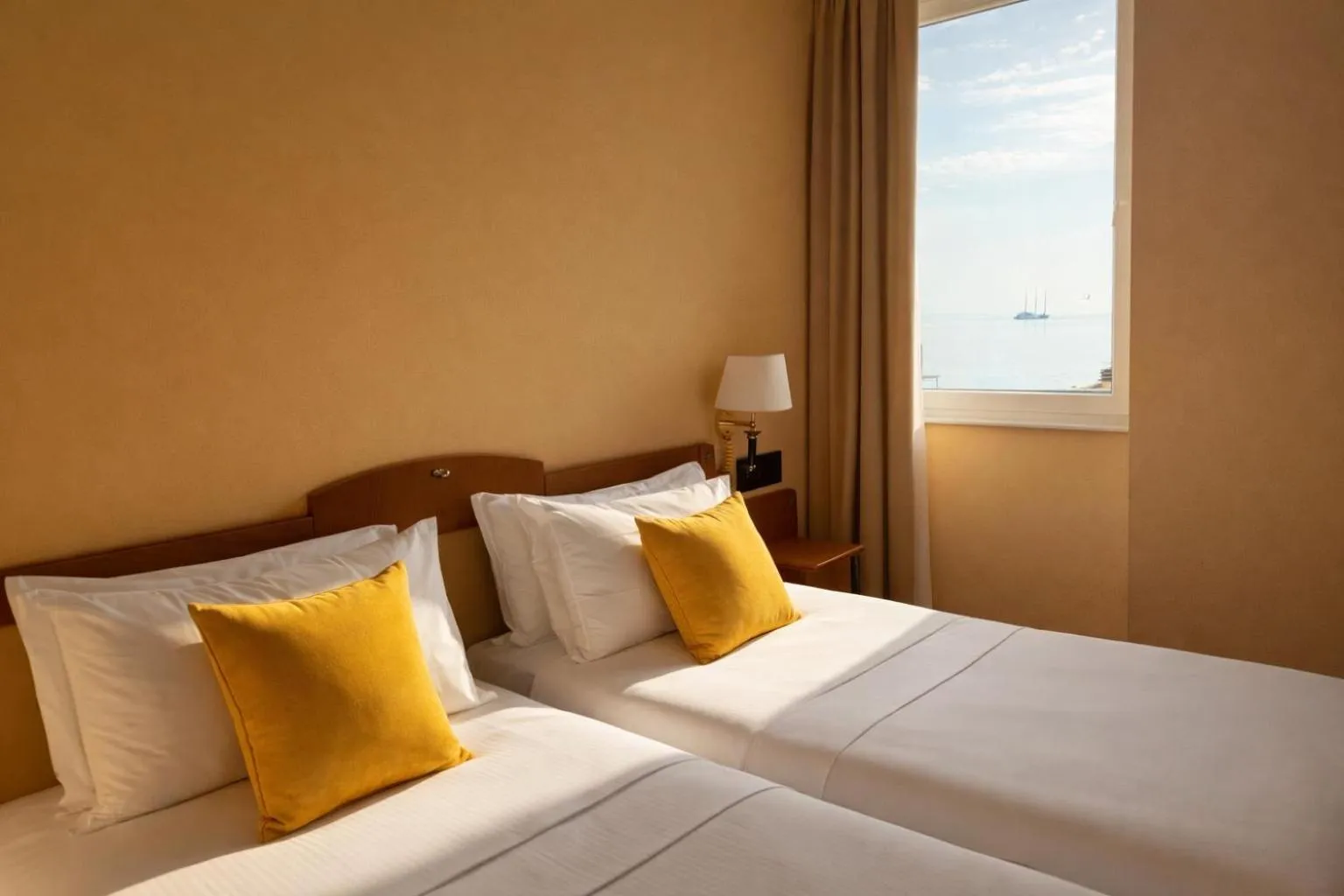 Bed in Greif Hotel & Spa