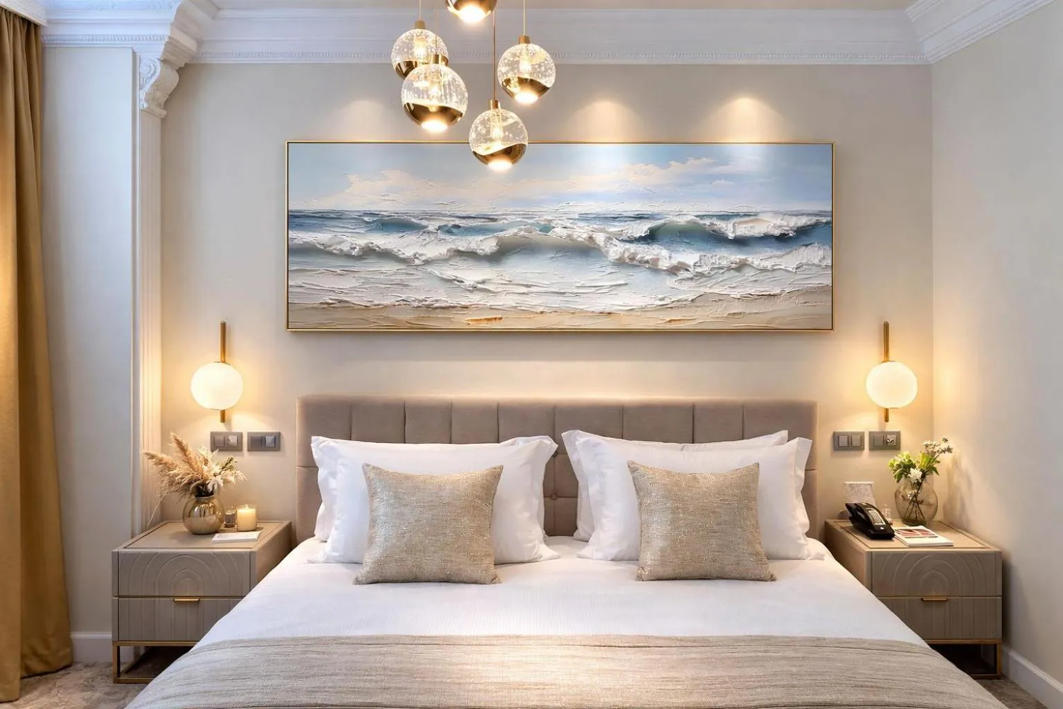 Bed in Greif Hotel & Spa