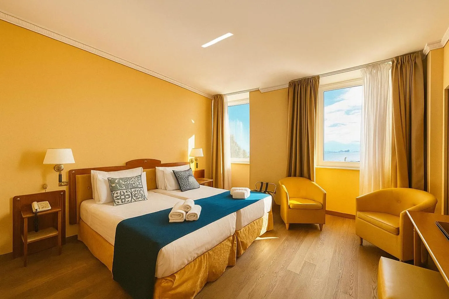 Bed in Greif Hotel & Spa