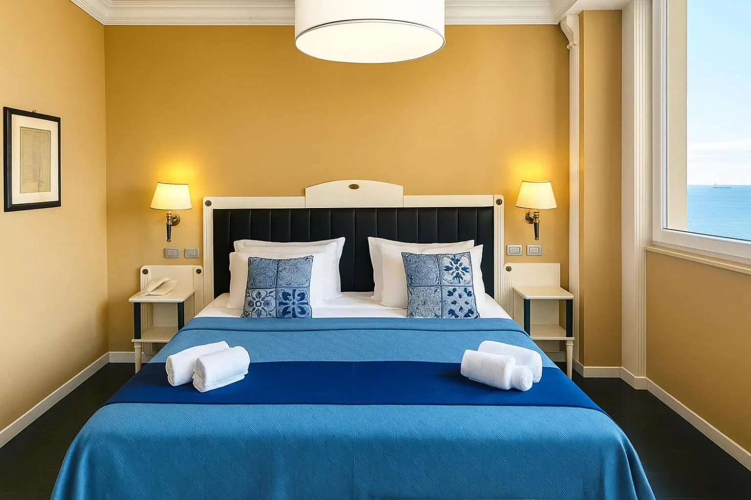 Bed in Greif Hotel & Spa