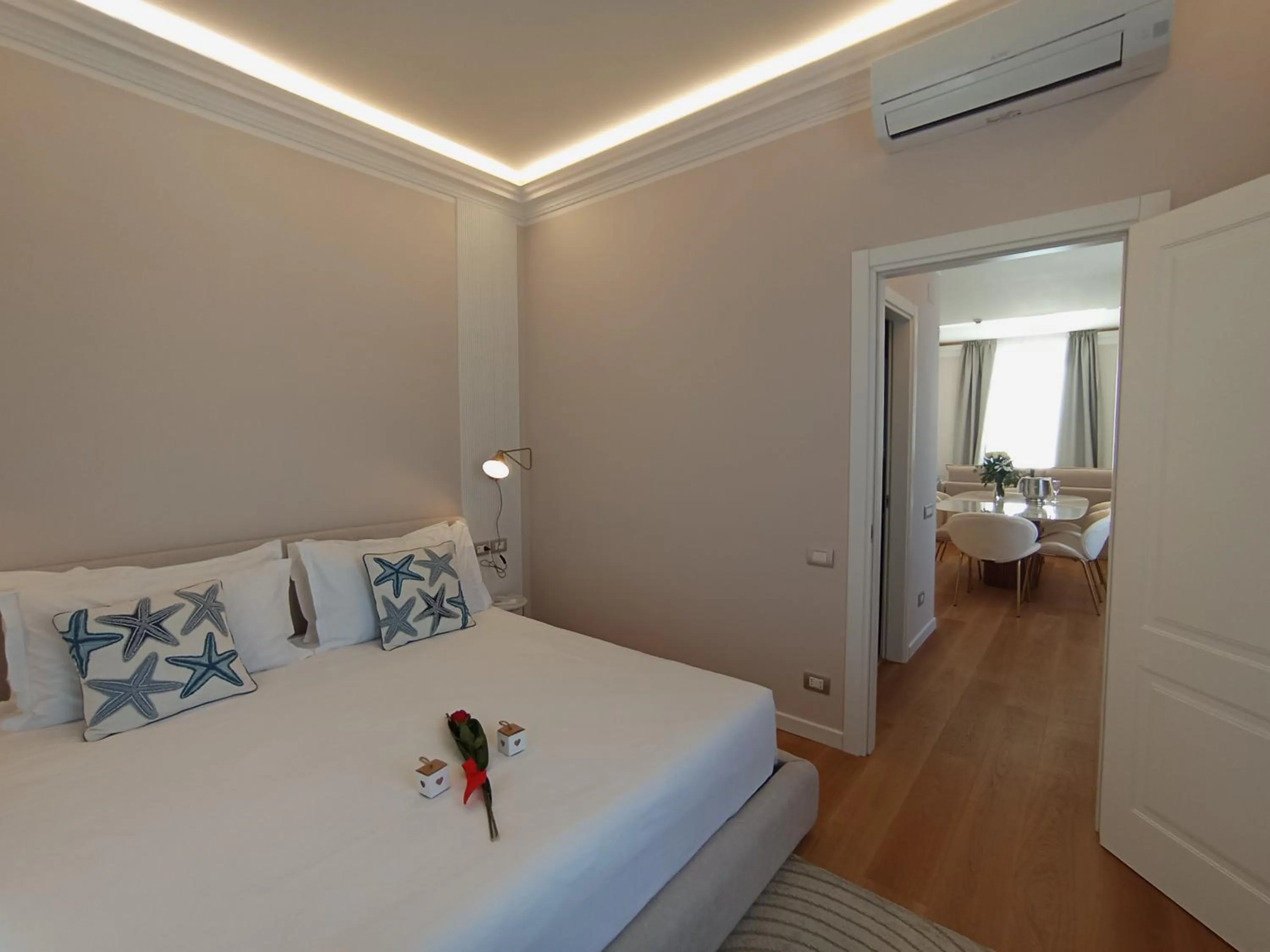 Bed in Greif Hotel & Spa
