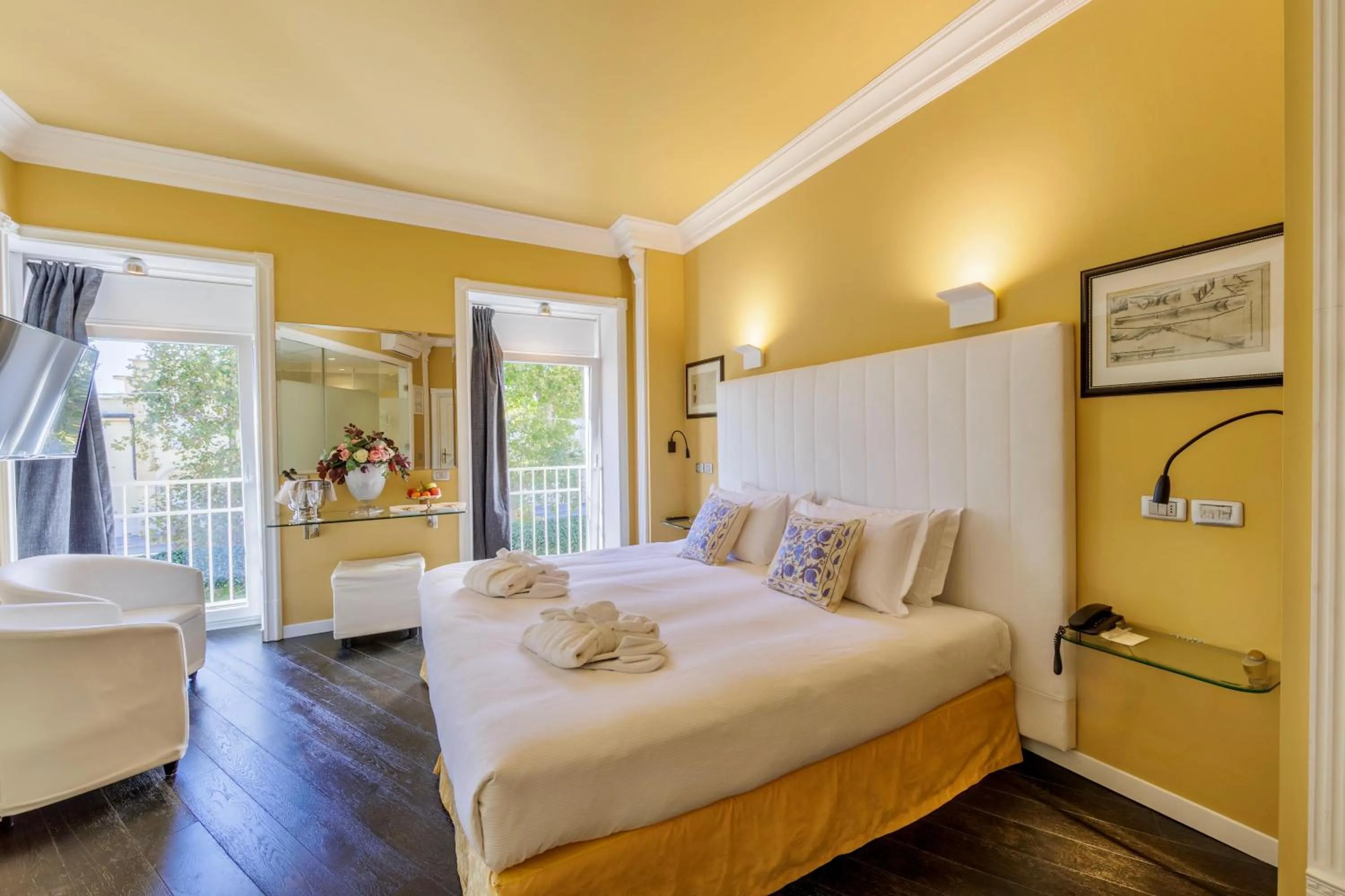 Bed in Greif Hotel & Spa