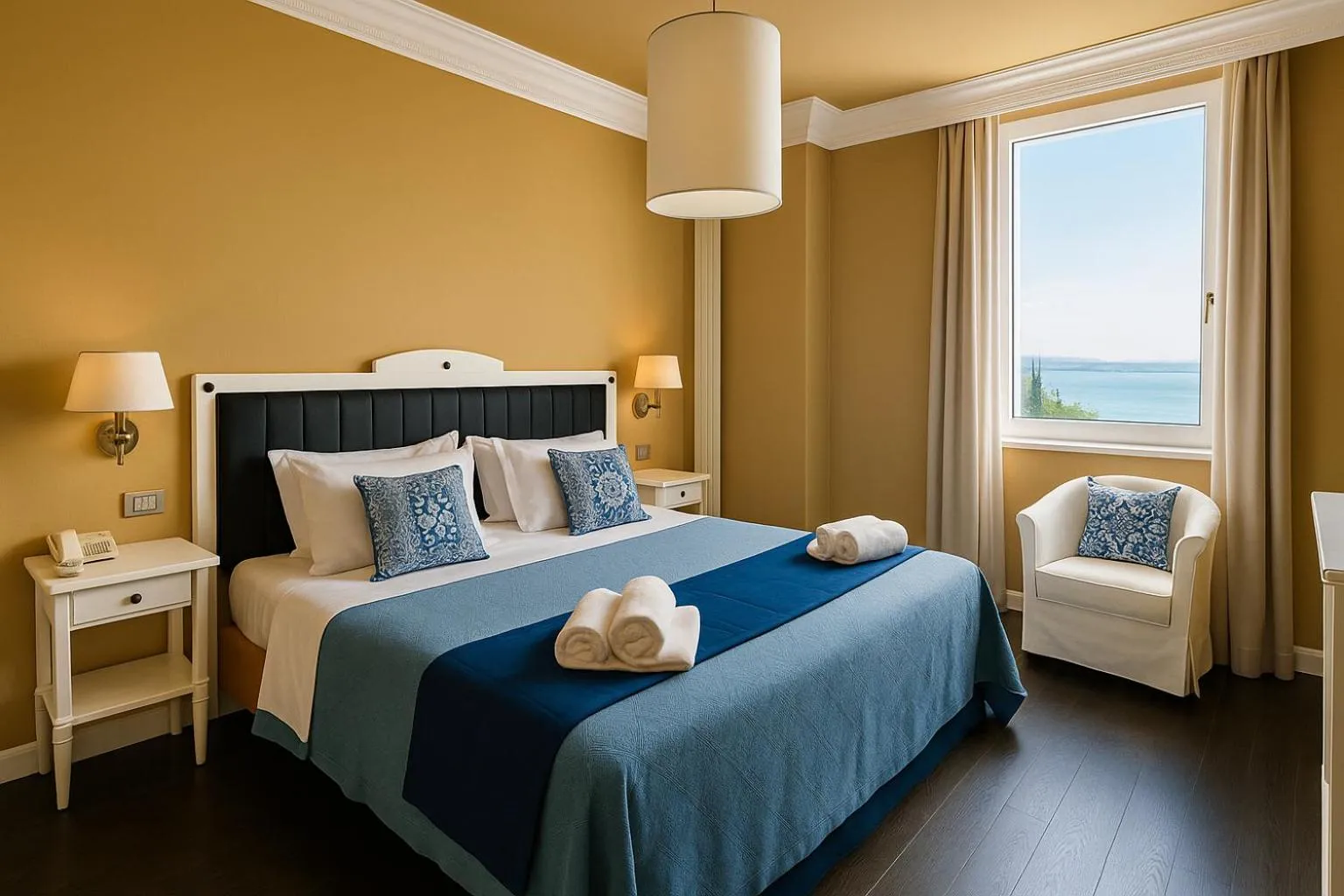 Bed in Greif Hotel & Spa