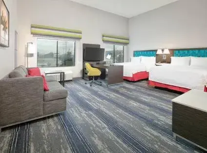 Queen Studio Suite with Two Queen Beds - Non-Smoking in Hampton Inn & Suites Dalhart Queen Studio Suite with Two Queen Beds - Non-Smoking in Hampton Inn & Suites Dalhart
