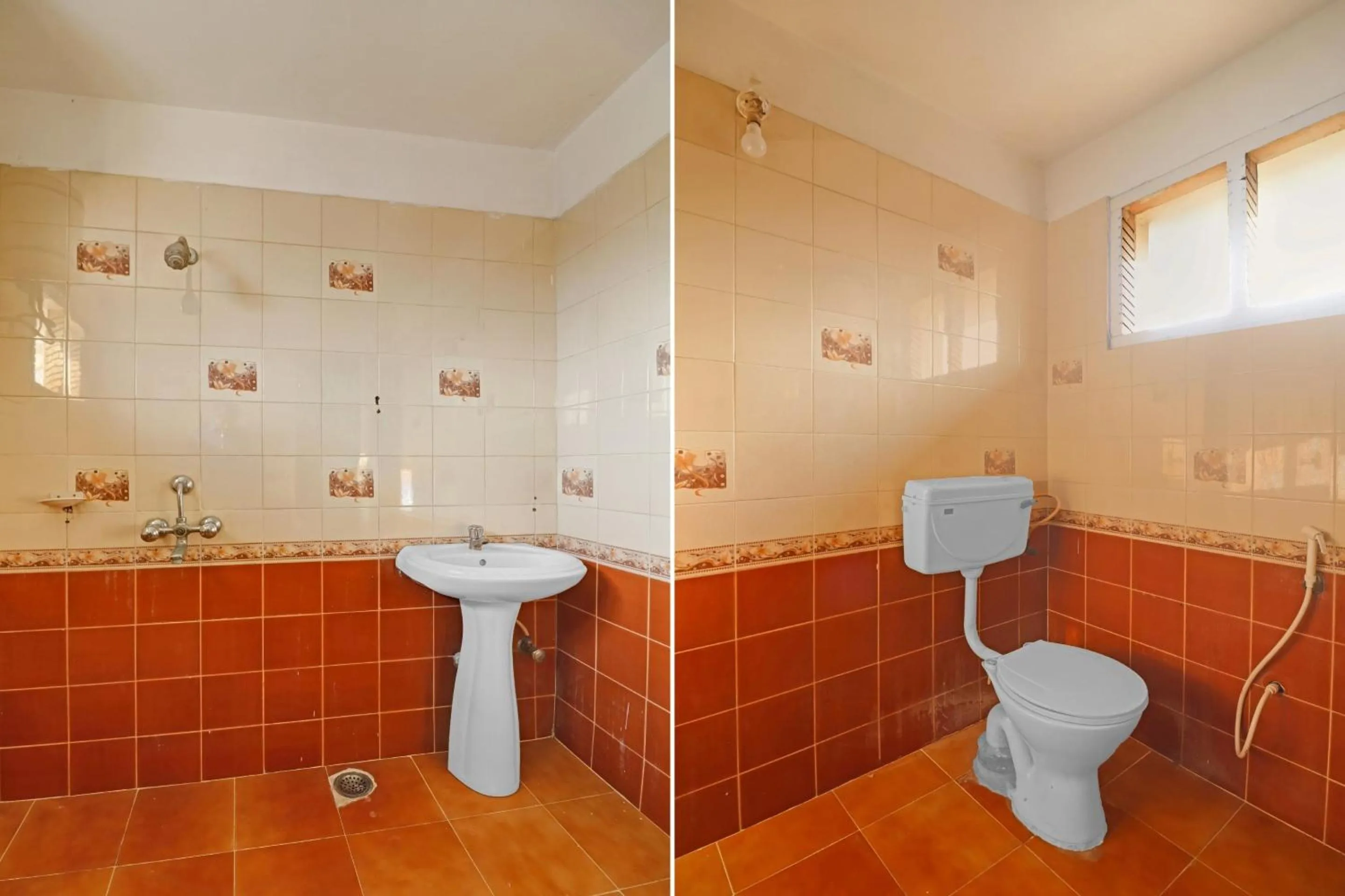 Bathroom in Capital O Samrat Palace Near Nampally Station