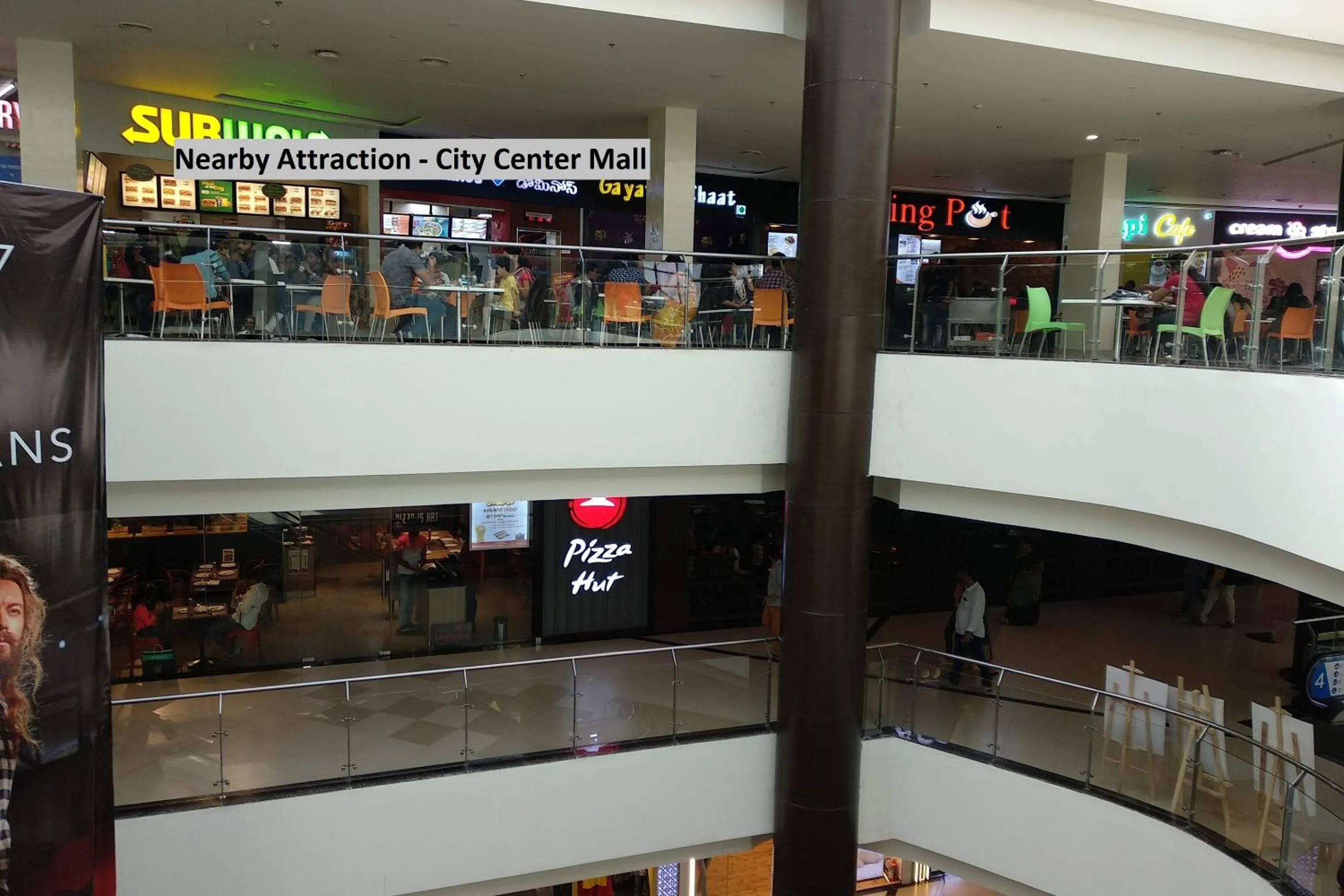 Nearby landmark in Collection O Park Heights Banjara Hills Near Gvk One Mall