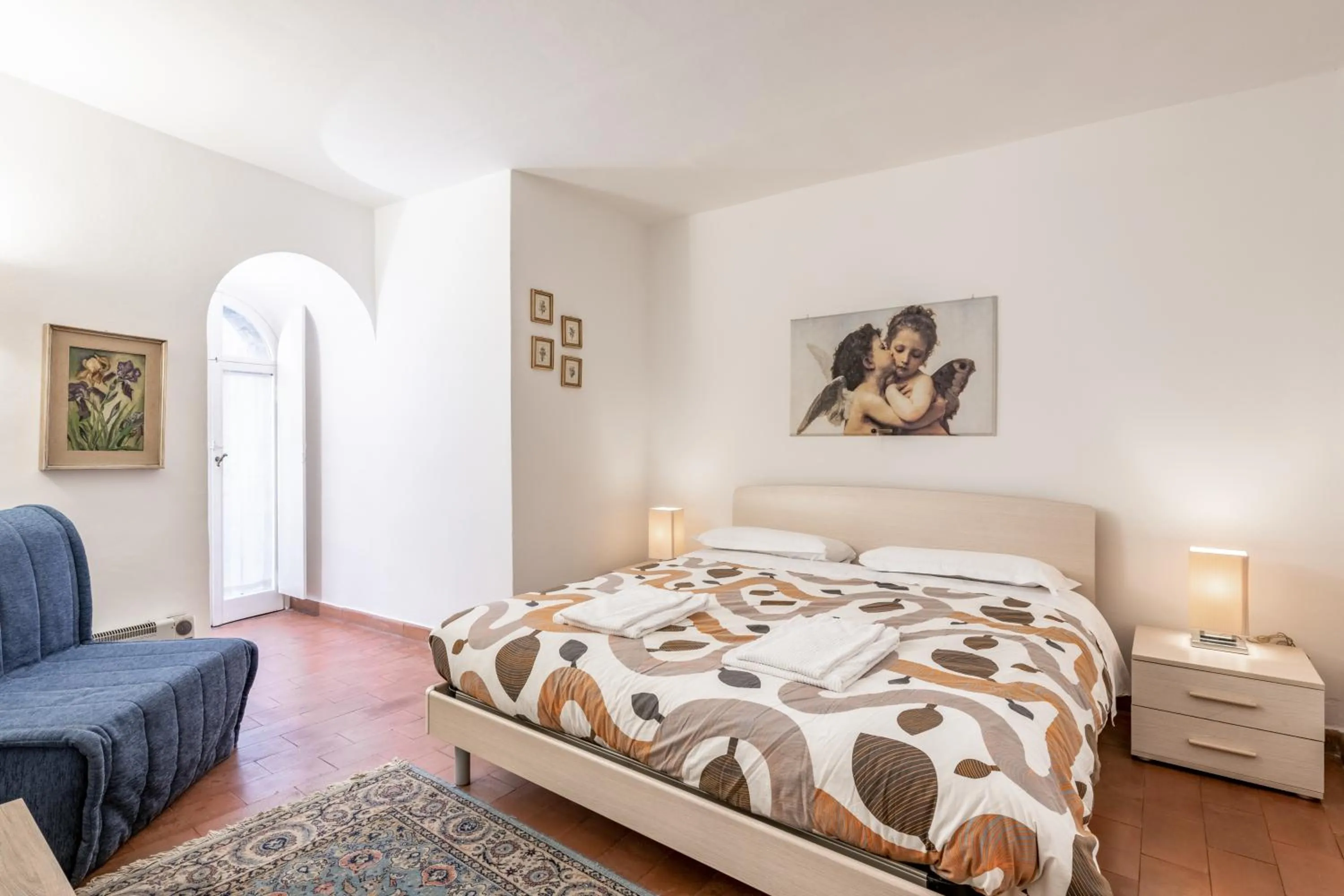 Bedroom, Bed in GuestHost - Torre dei Giudi apartments
