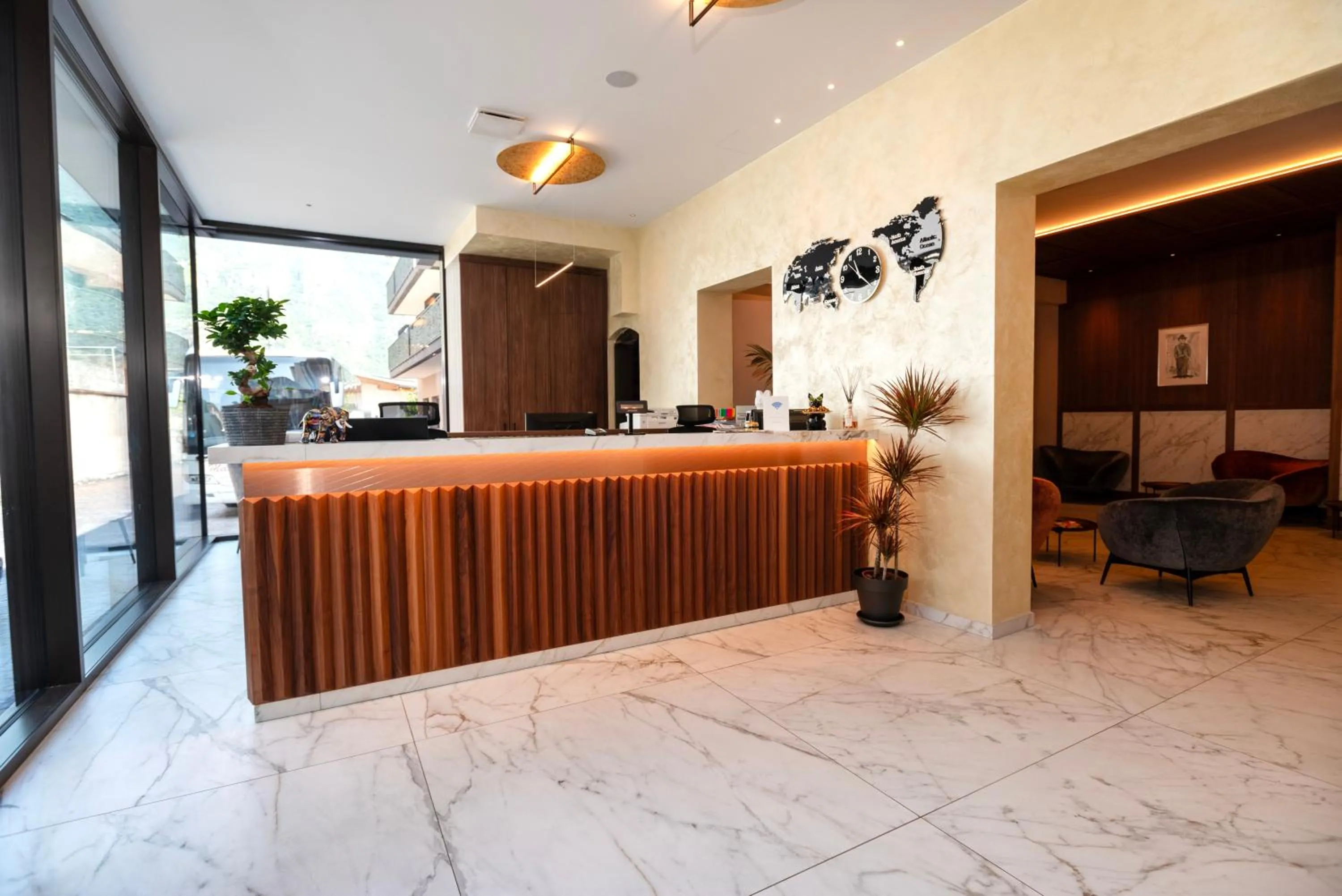 Lobby or reception in Hotel Chrys