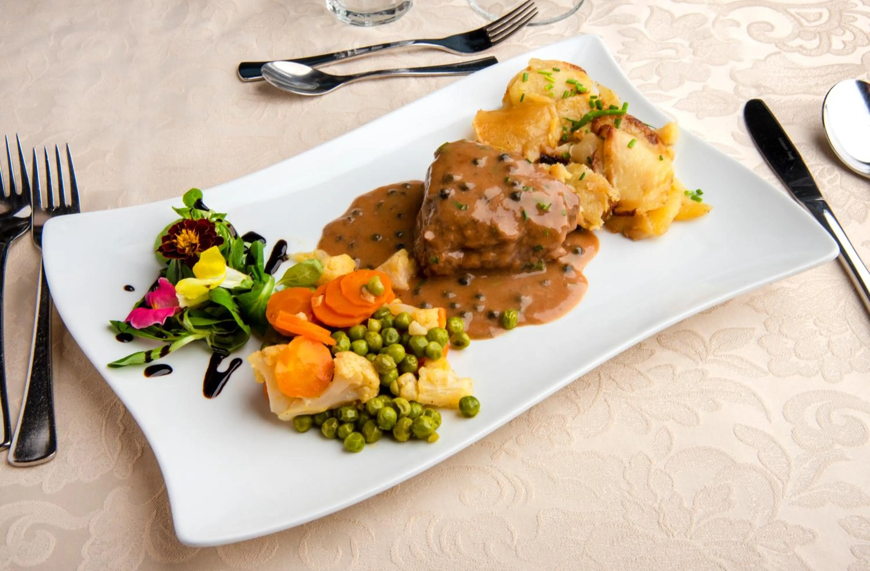 Food close-up in Hotel Chrys