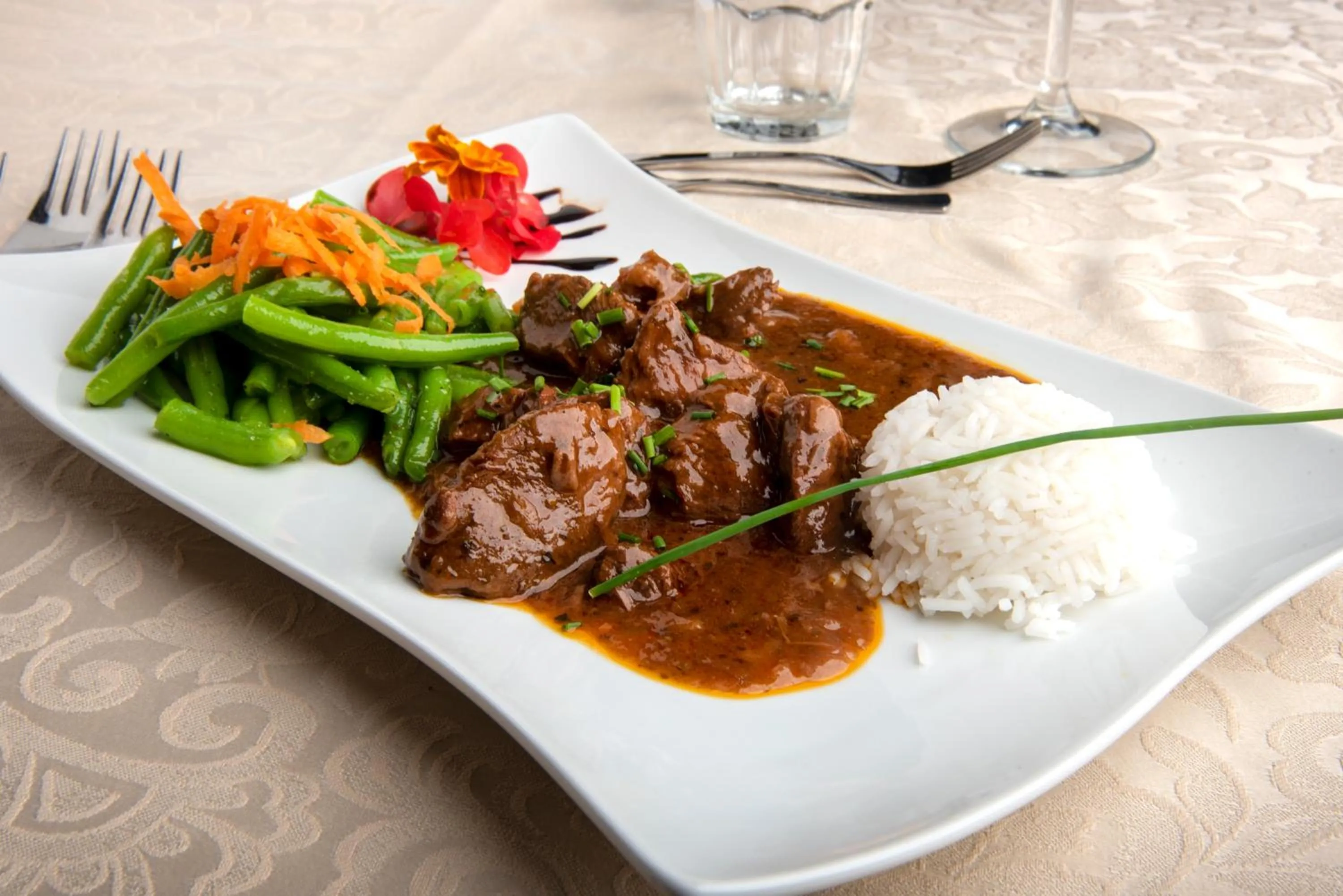 Food close-up in Hotel Chrys