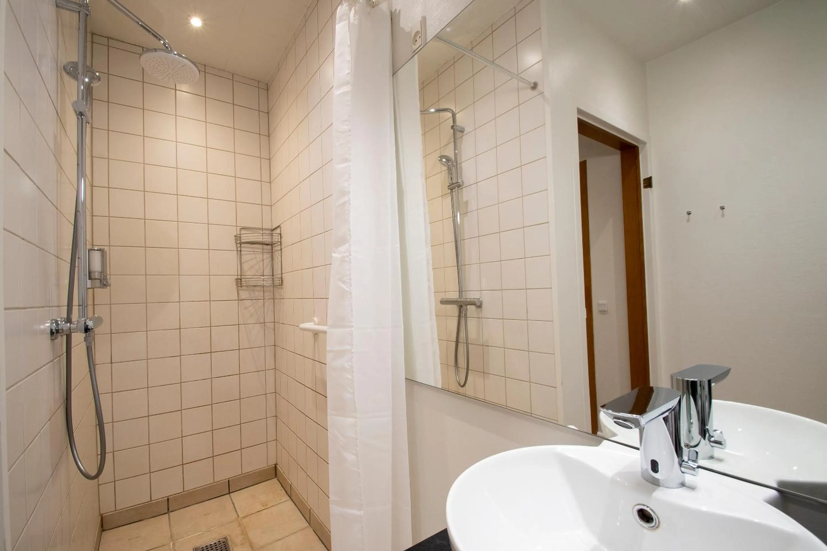 Shower in Central City Apartment