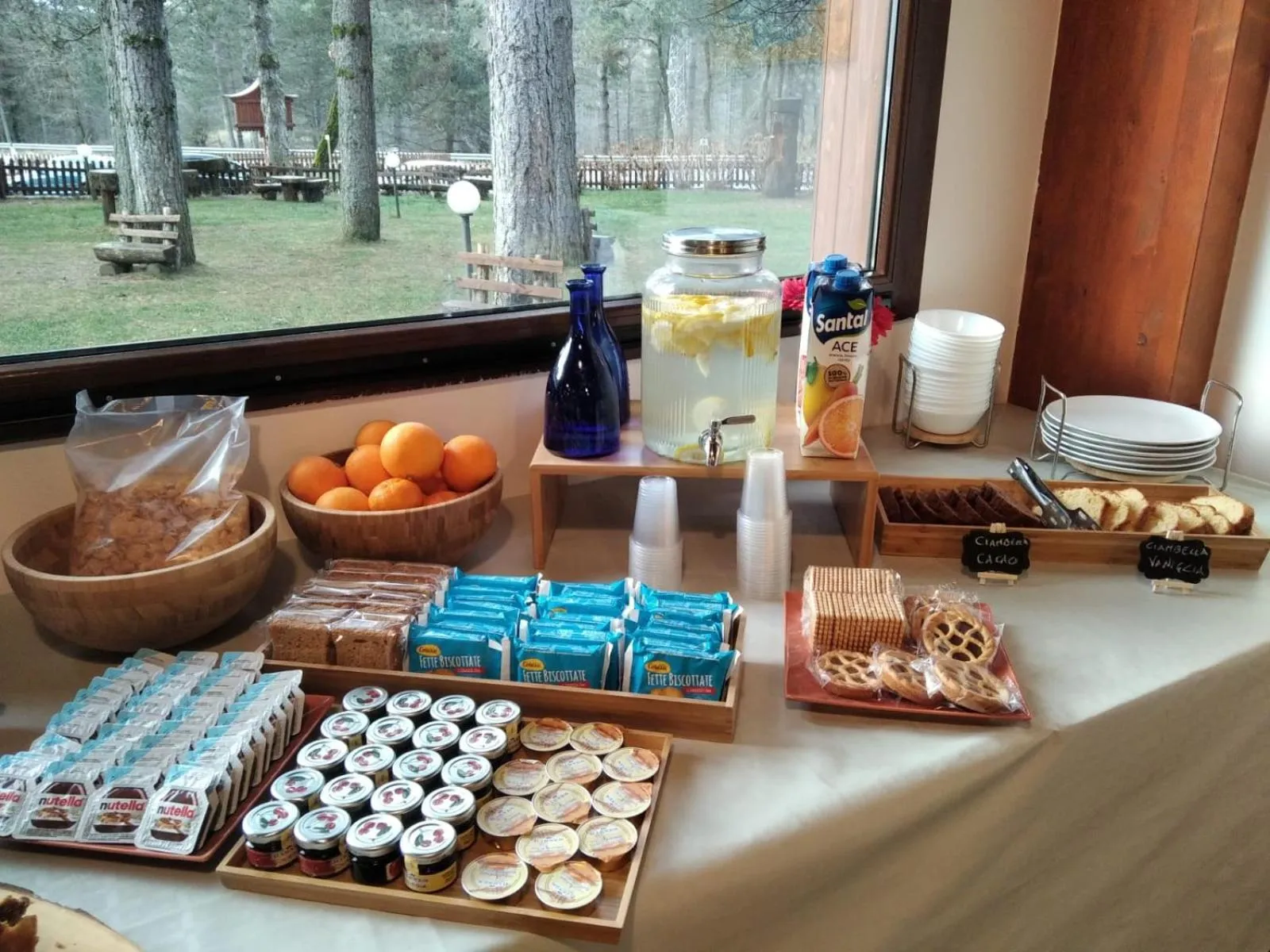 Breakfast in Parco Hotel Granaro