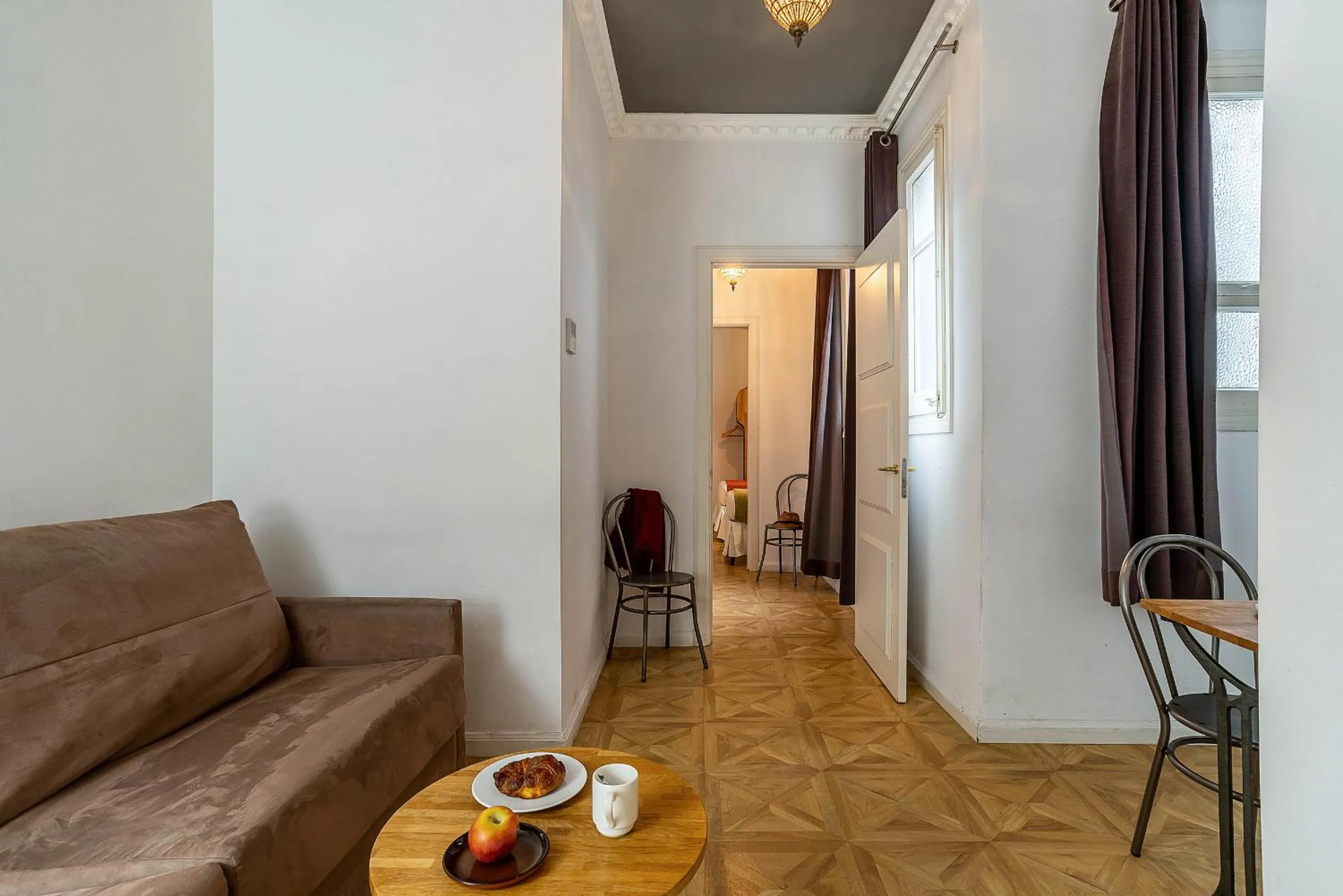 Seating area in Casa Gracia Apartments