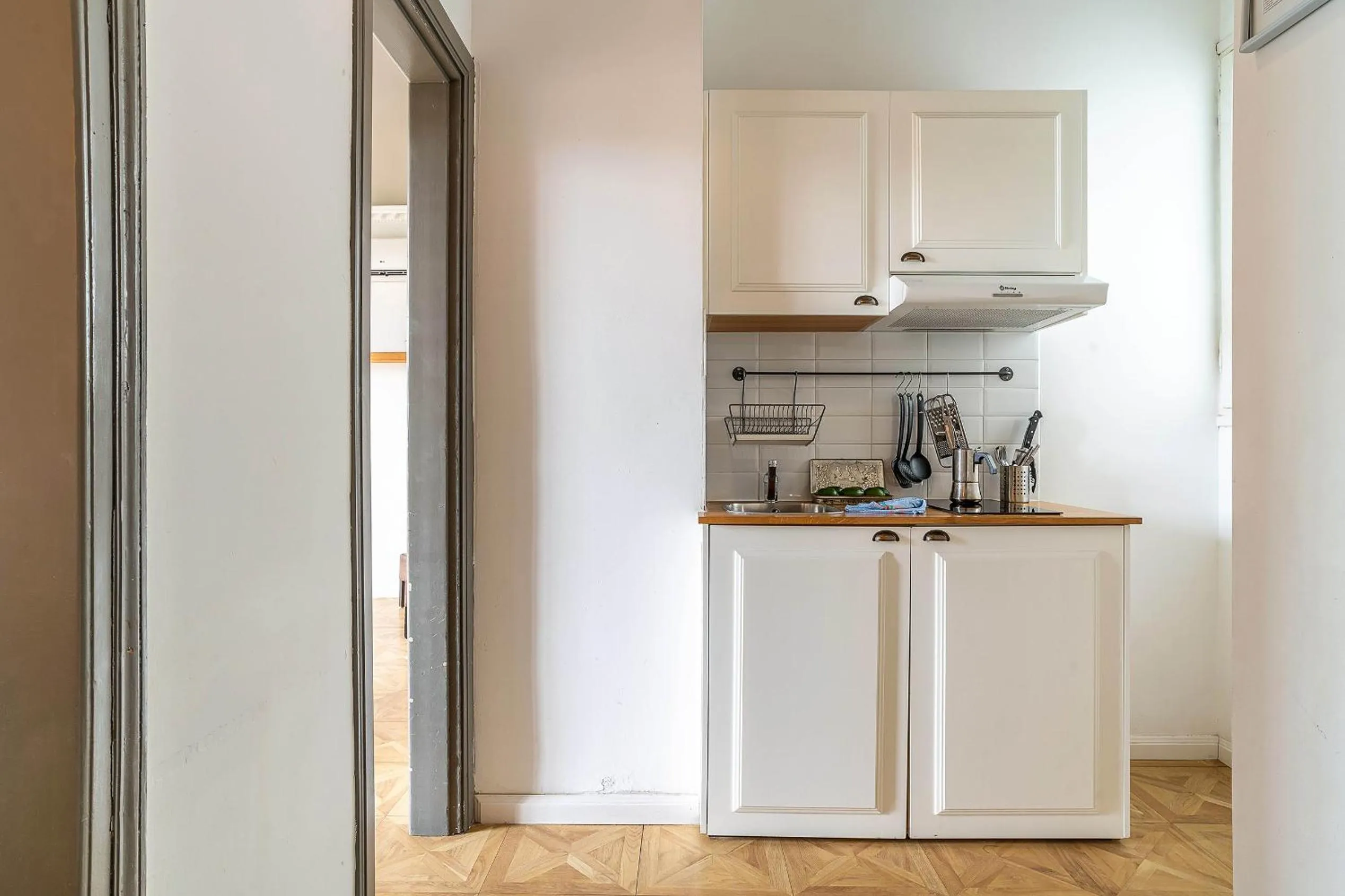 Kitchen or kitchenette in Casa Gracia Apartments