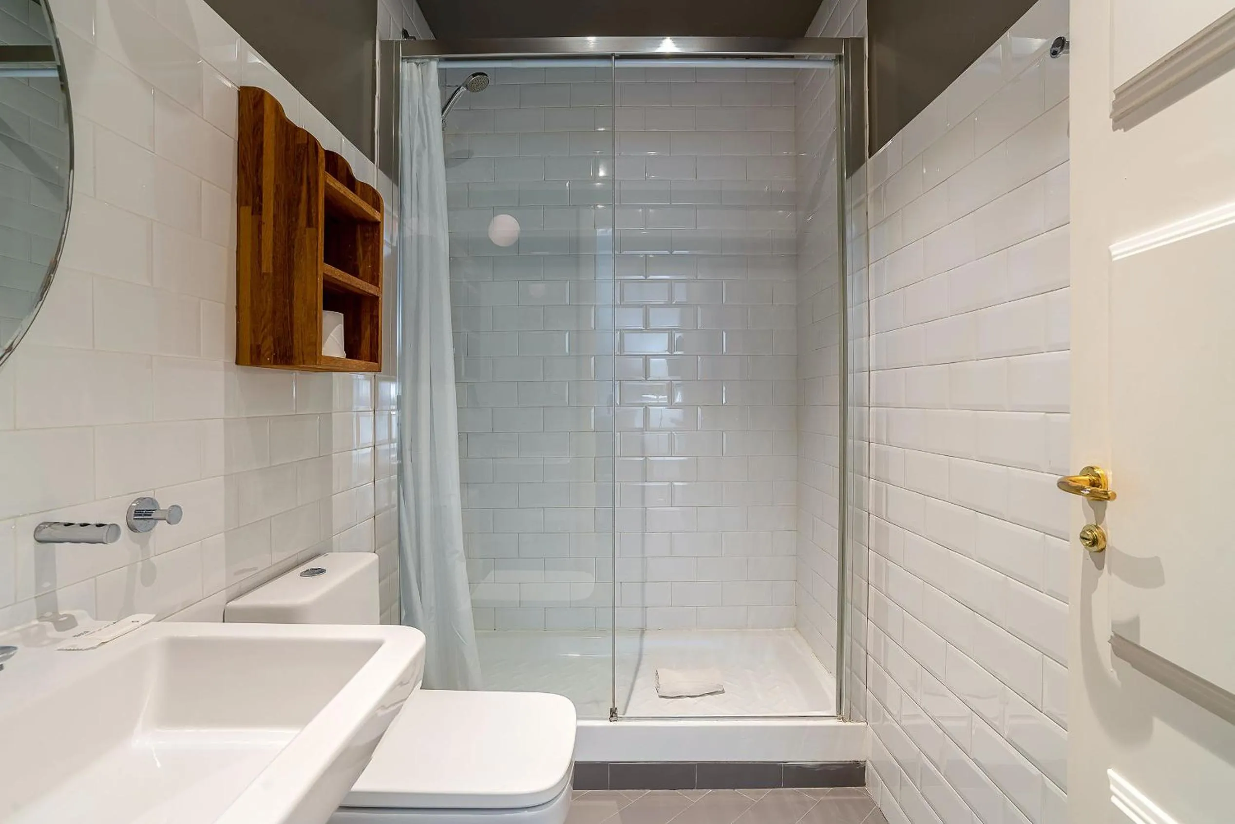 Shower in Casa Gracia Apartments