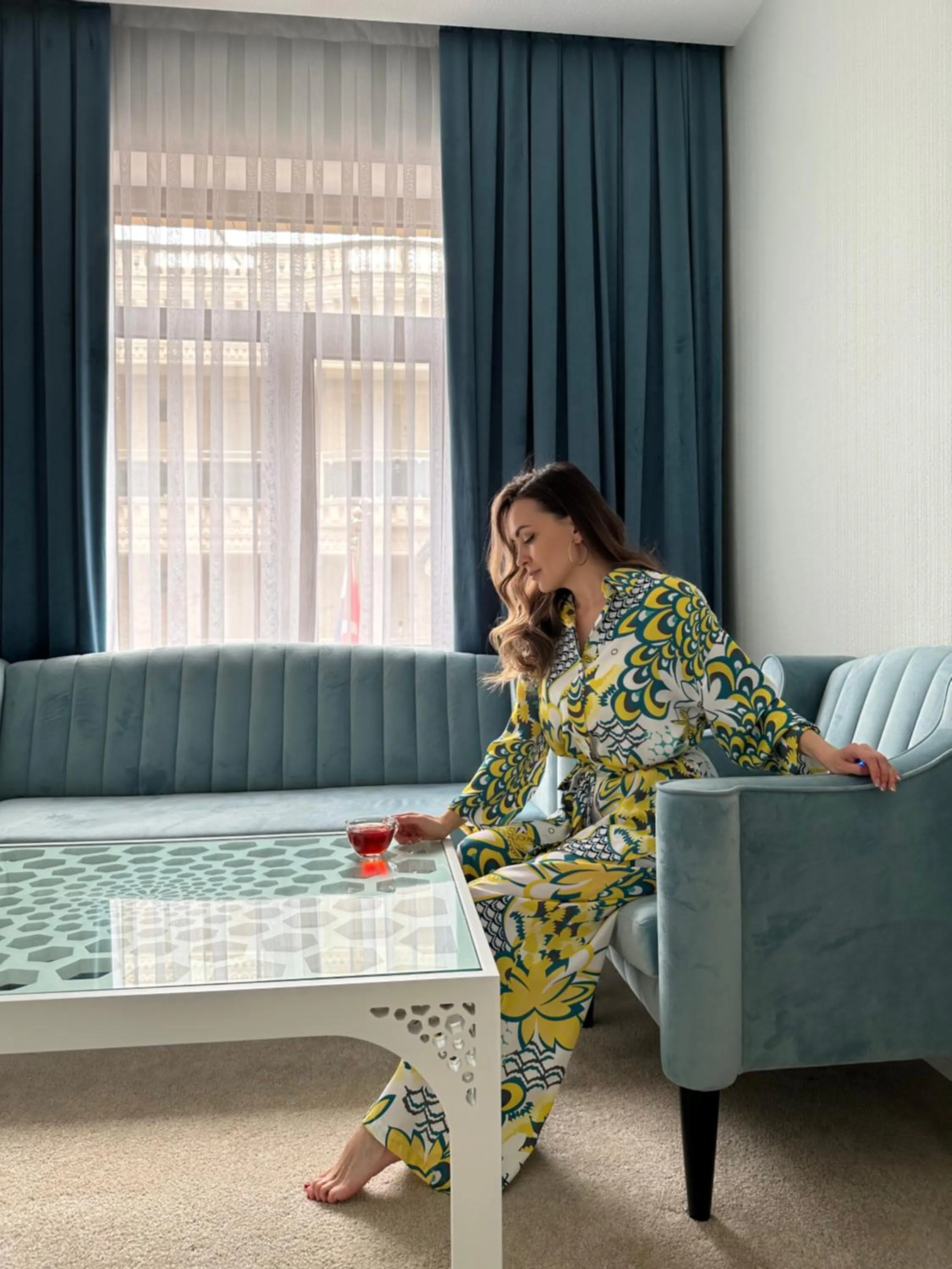 Living room in Shohjahon Palace Hotel & Spa