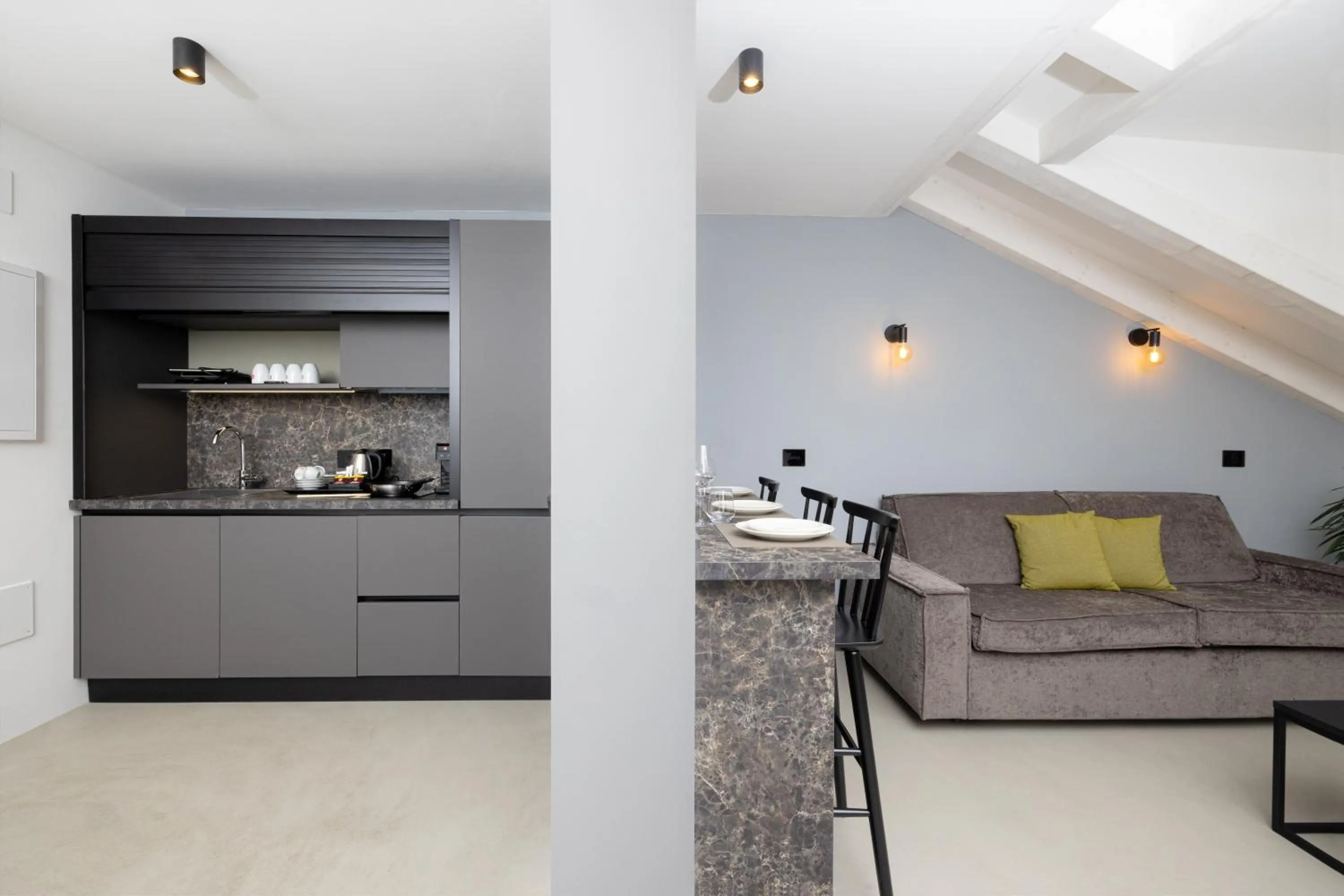 Kitchen or kitchenette in Residence - Palais Hörtenberg