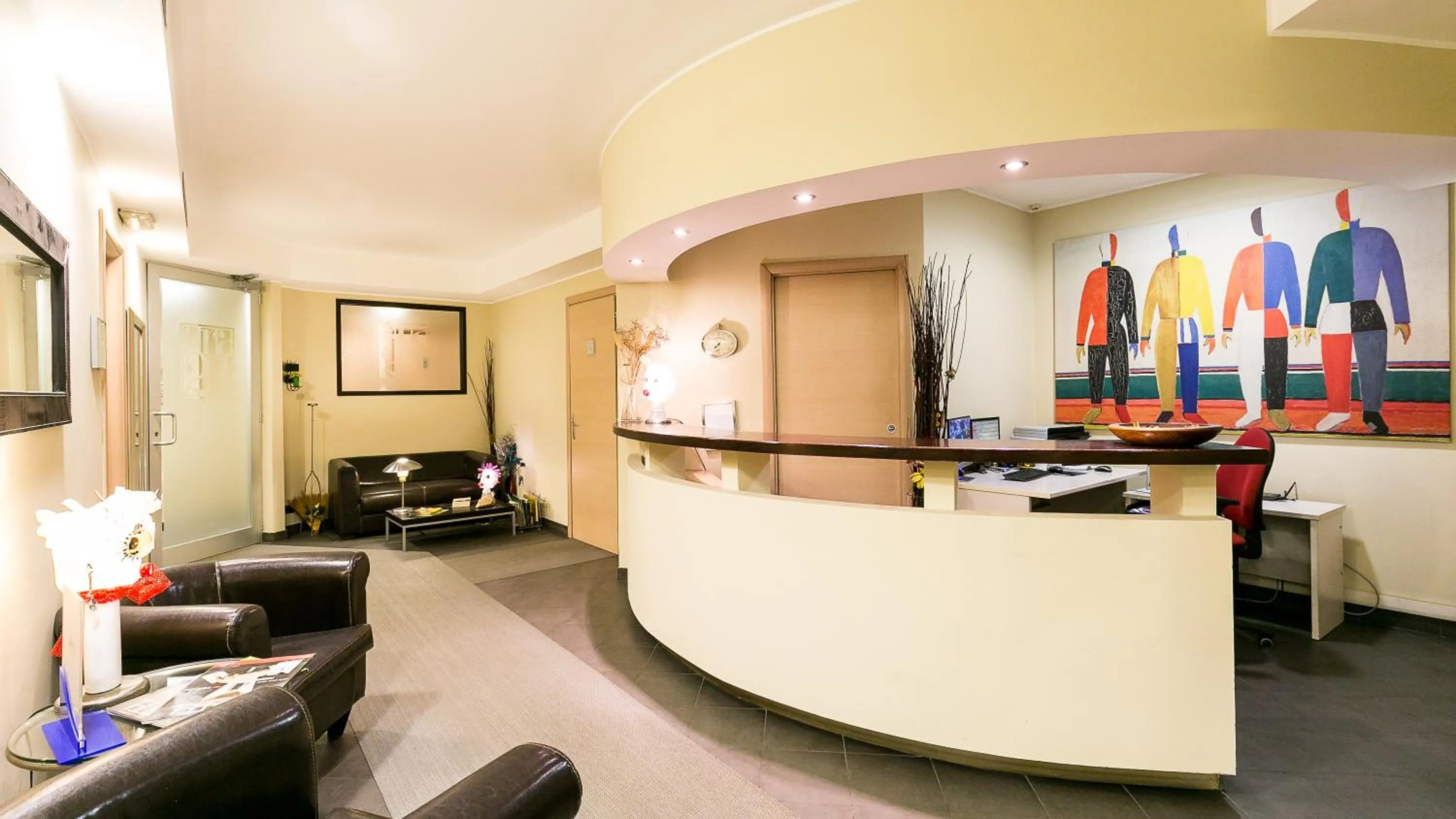 Lobby or reception in Hotel Residenza Gra 21