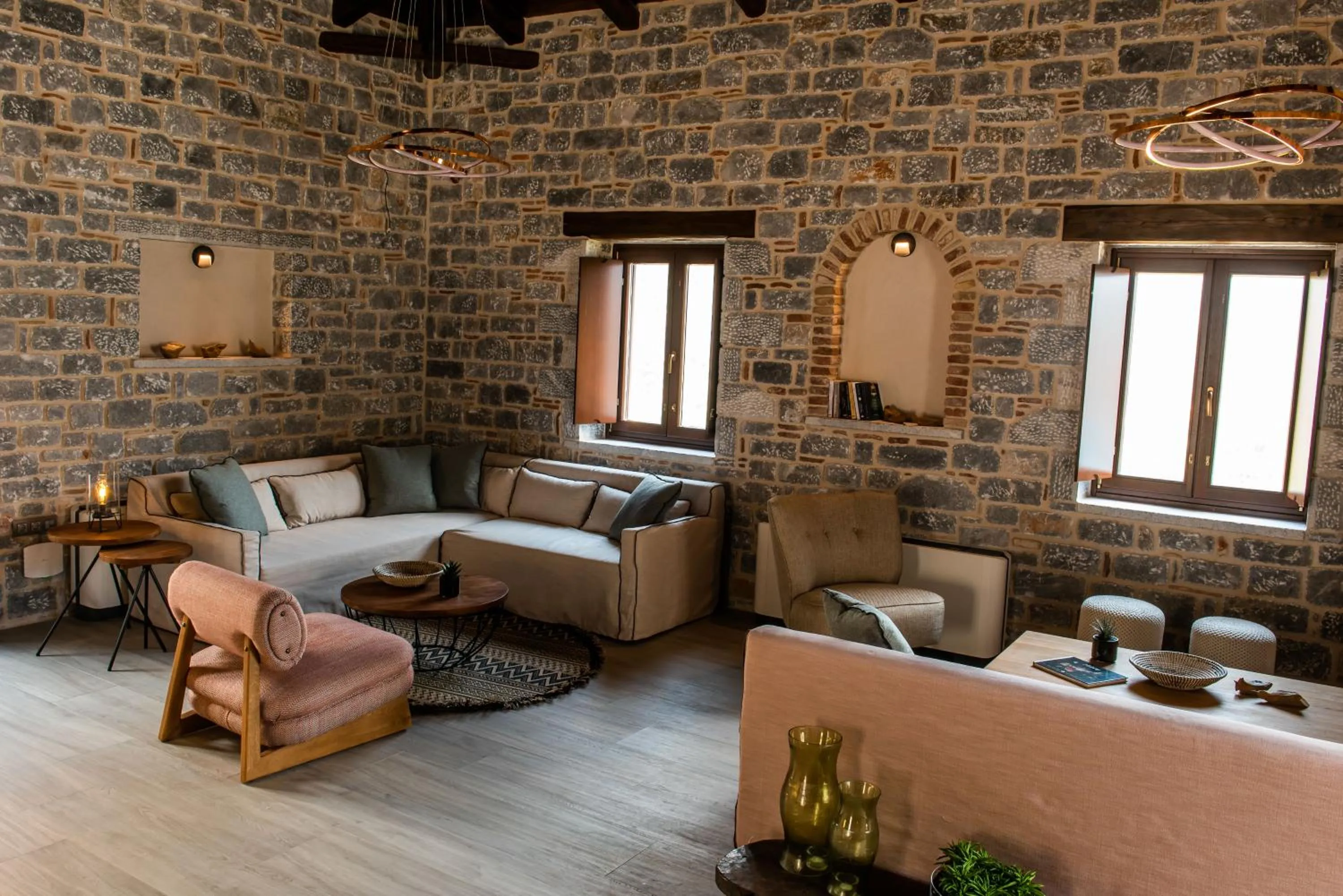 Living room in Manifest Boutique Hotel