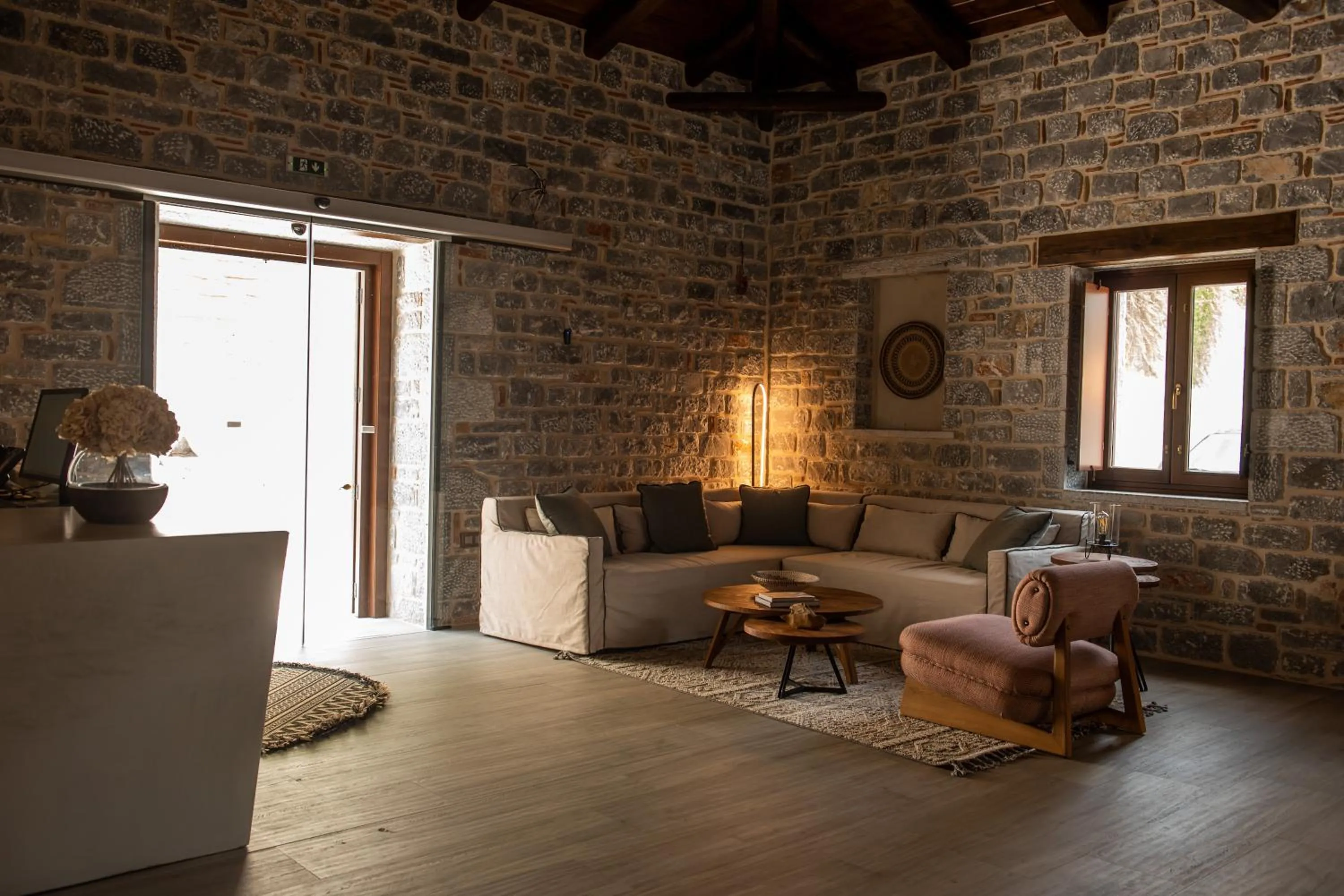 Living room in Manifest Boutique Hotel