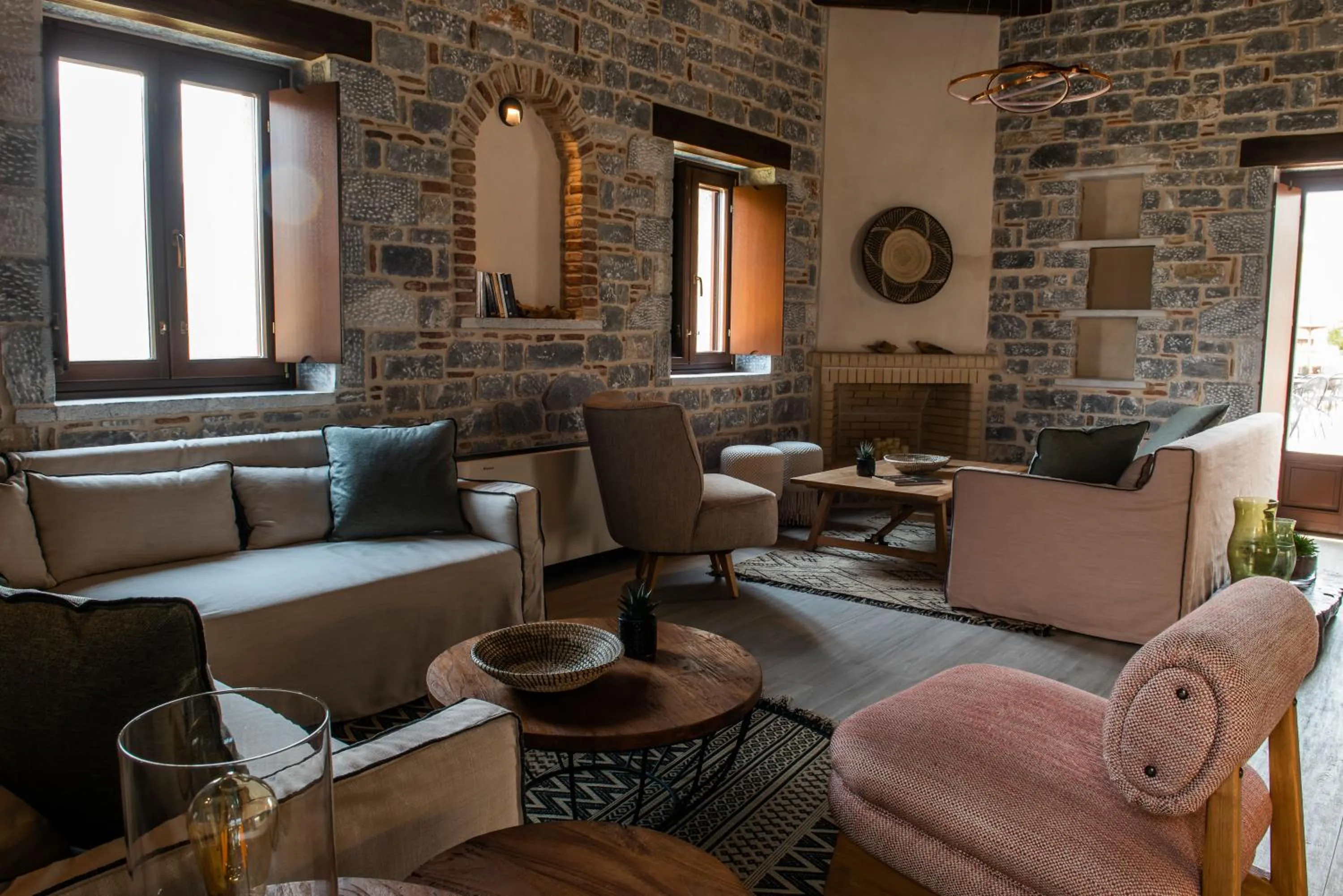 Living room in Manifest Boutique Hotel