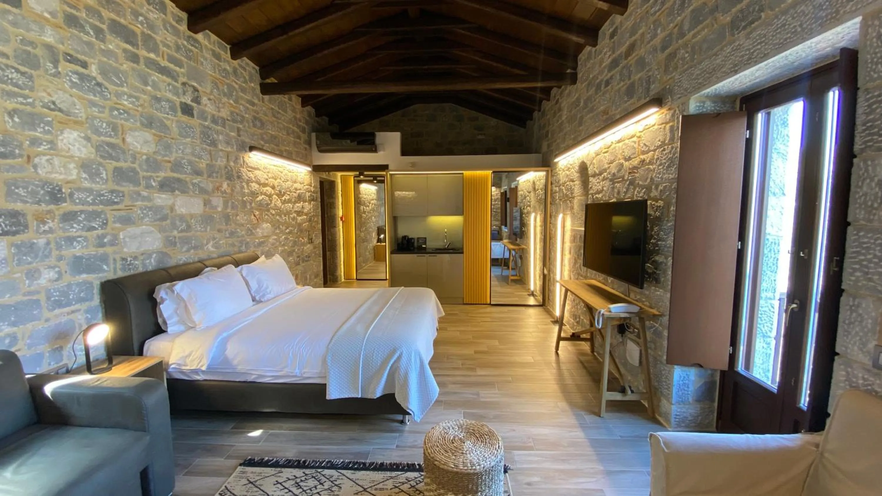 Bed in Manifest Boutique Hotel