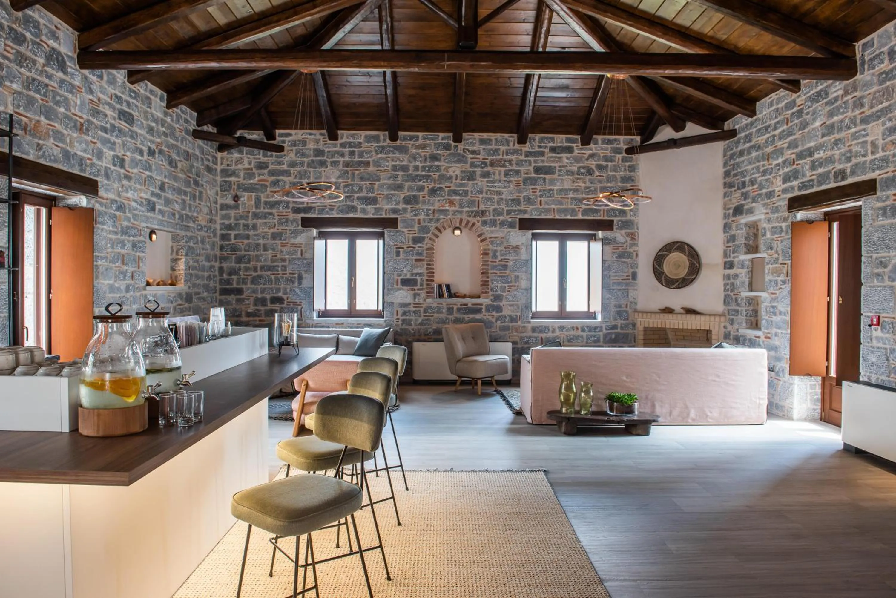 Living room in Manifest Boutique Hotel