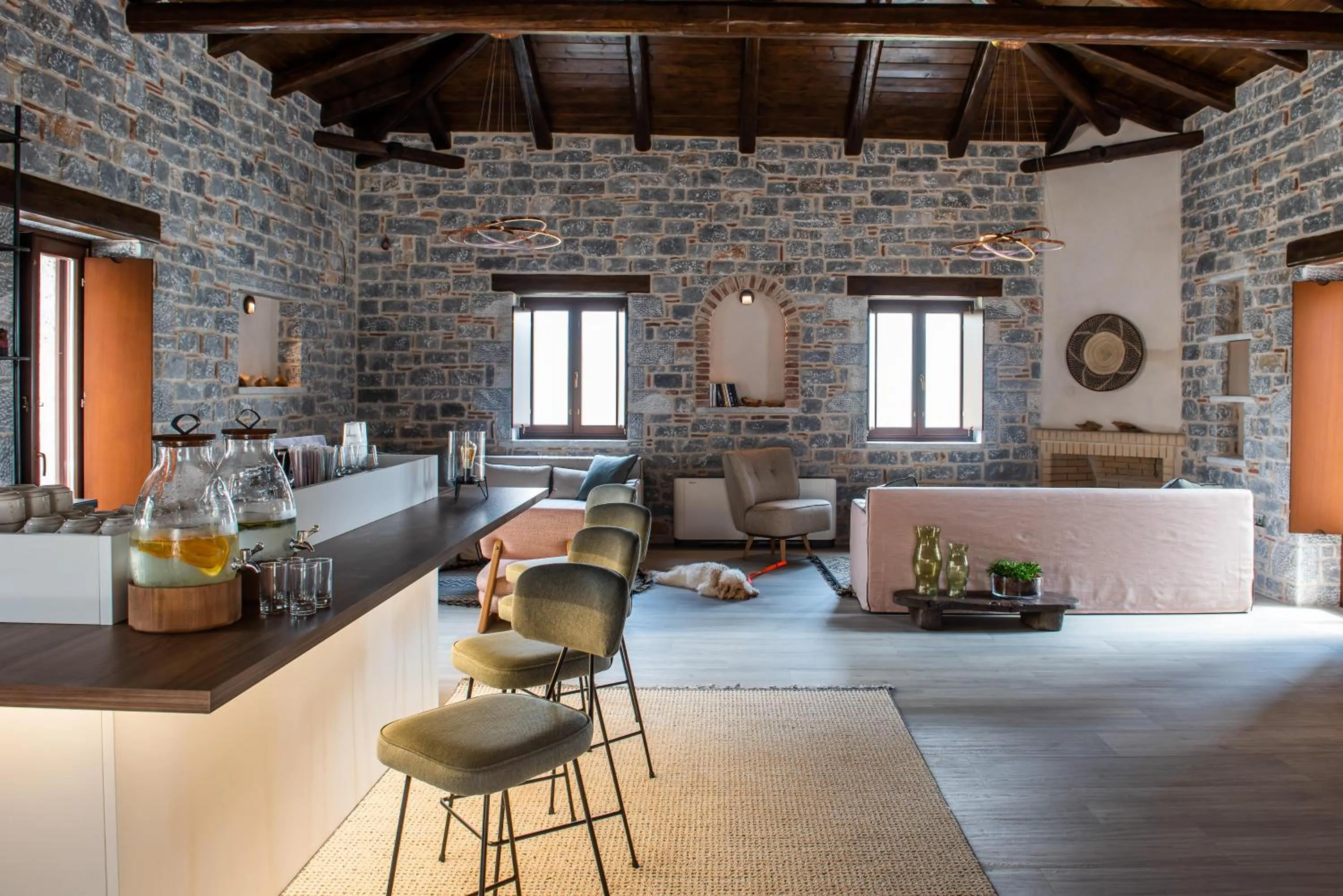 Living room in Manifest Boutique Hotel